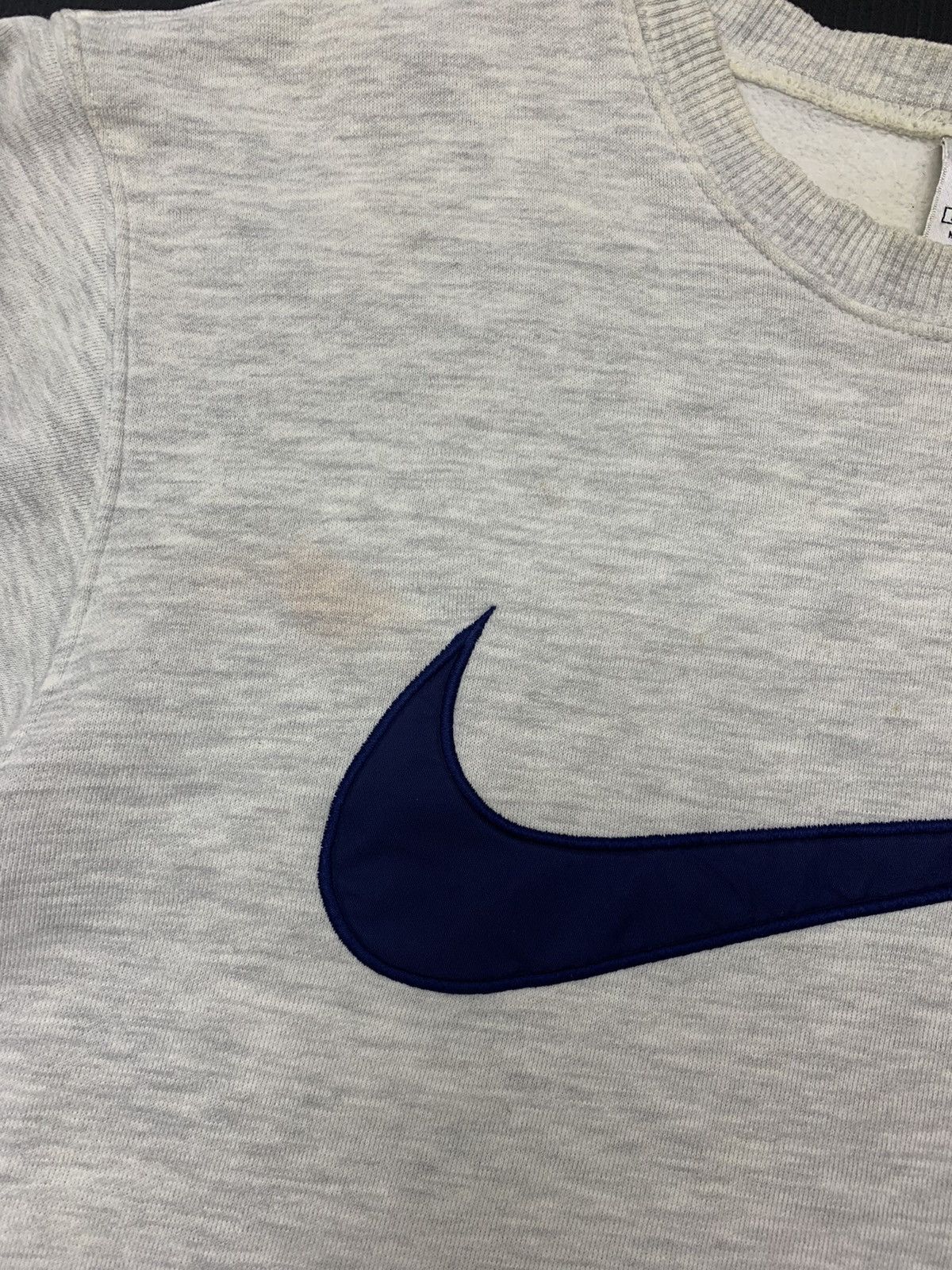 Nike Vintage 90s Nike Swoosh Big Logo Embroided Sweatshirt Size US M / EU 48-50 / 2 - 3 Thumbnail