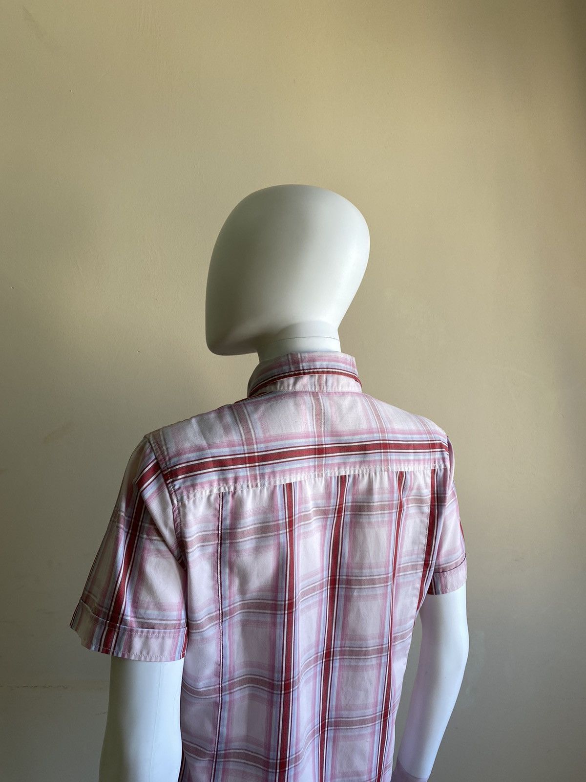 Fjallraven Fjall Raven Womens Pink Button Up Short Sleeve Check Shirt Size M / US 6-8 / IT 42-44 - 11 Thumbnail