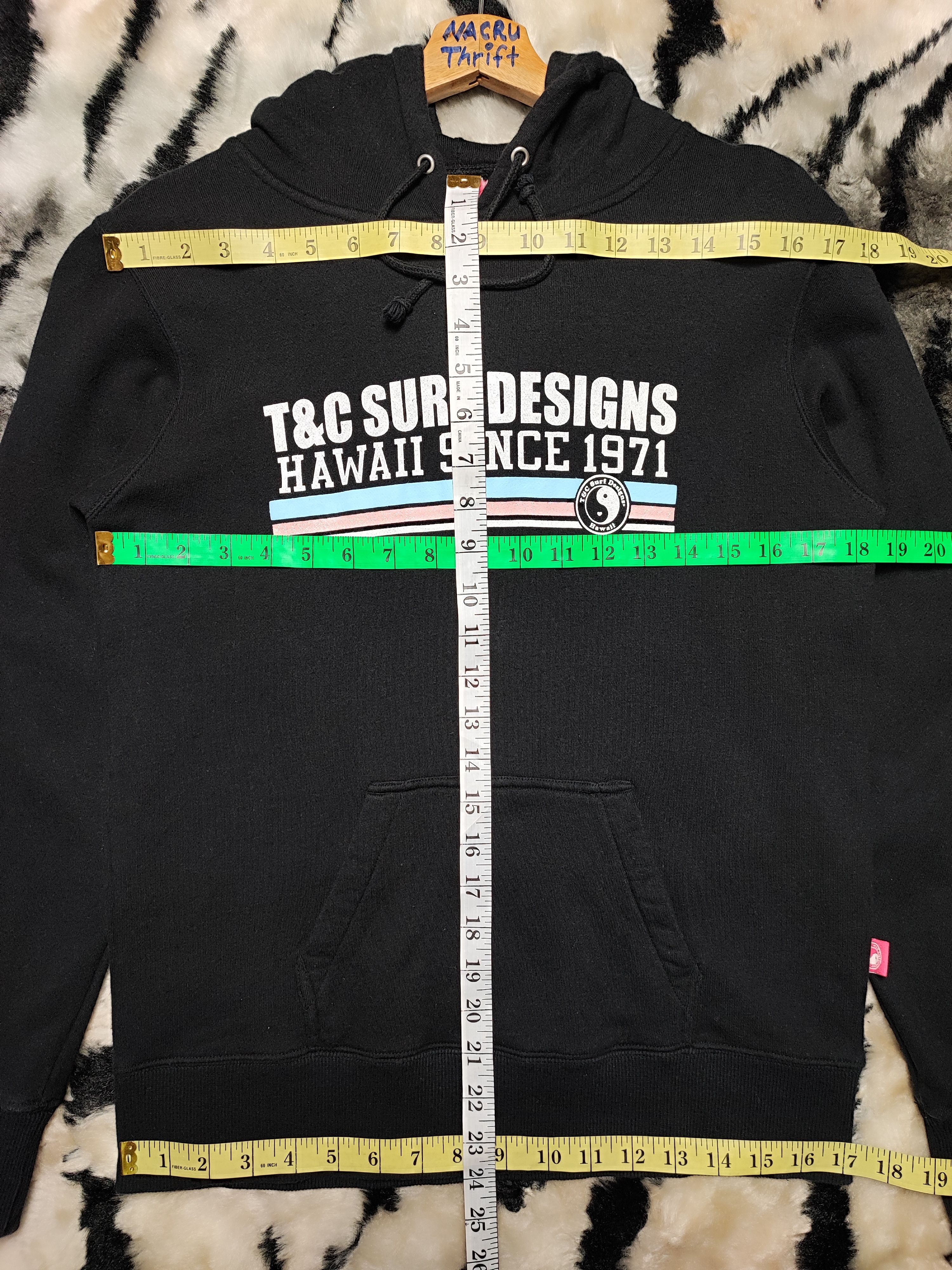 Vintage T&C SURF DESIGN HOODIE Size US S / EU 44-46 / 1 - 7 Thumbnail