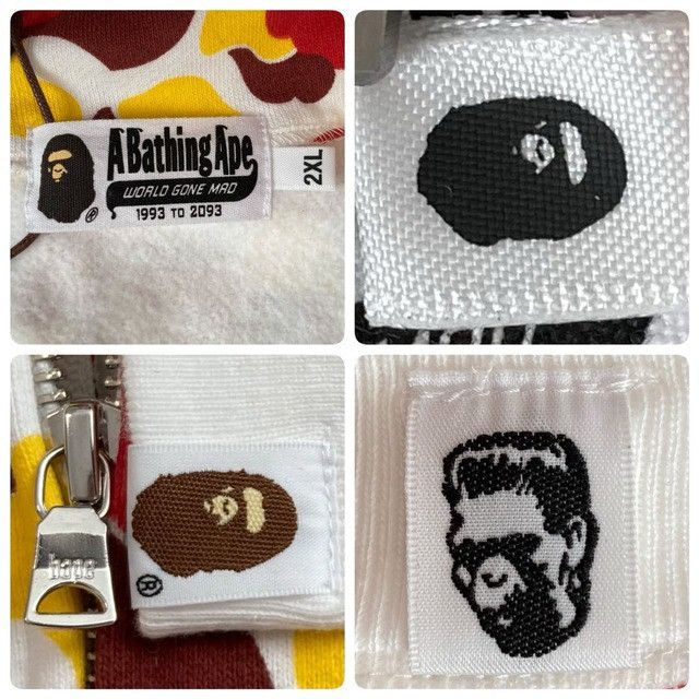 Bape 2024 🔥BEIJIN Store Camo🔥 BAPE shark full zip hoodie APE Size US XXL / EU 58 / 5 - 8 Thumbnail