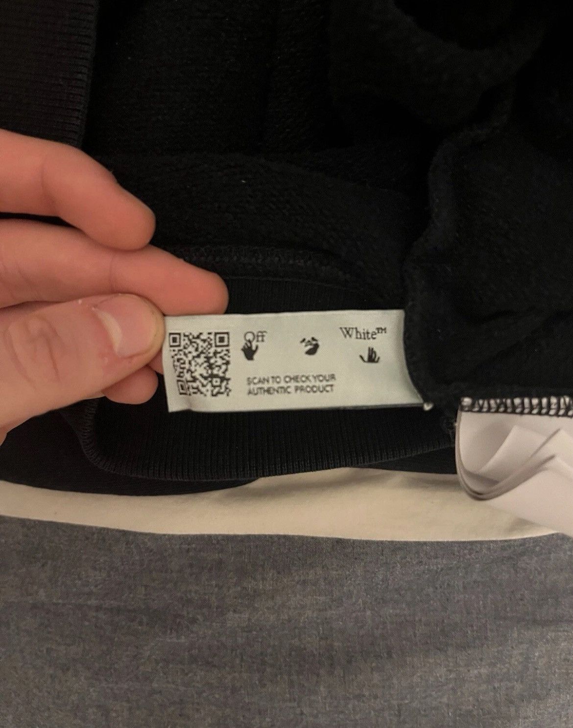 Off-White OFF-WHITE Slim Fit Pascal Skeleton Sweatshirt Size US M / EU 48-50 / 2 - 1 Thumbnail