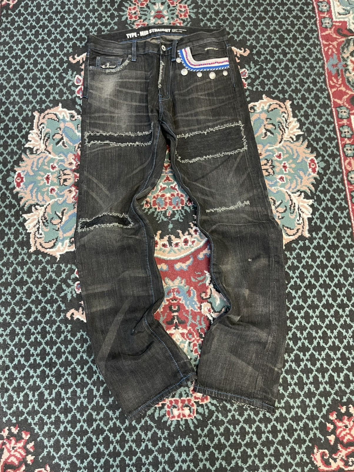 Neighborhood Neighborhood Wolverine Savage Basic Black Jeans