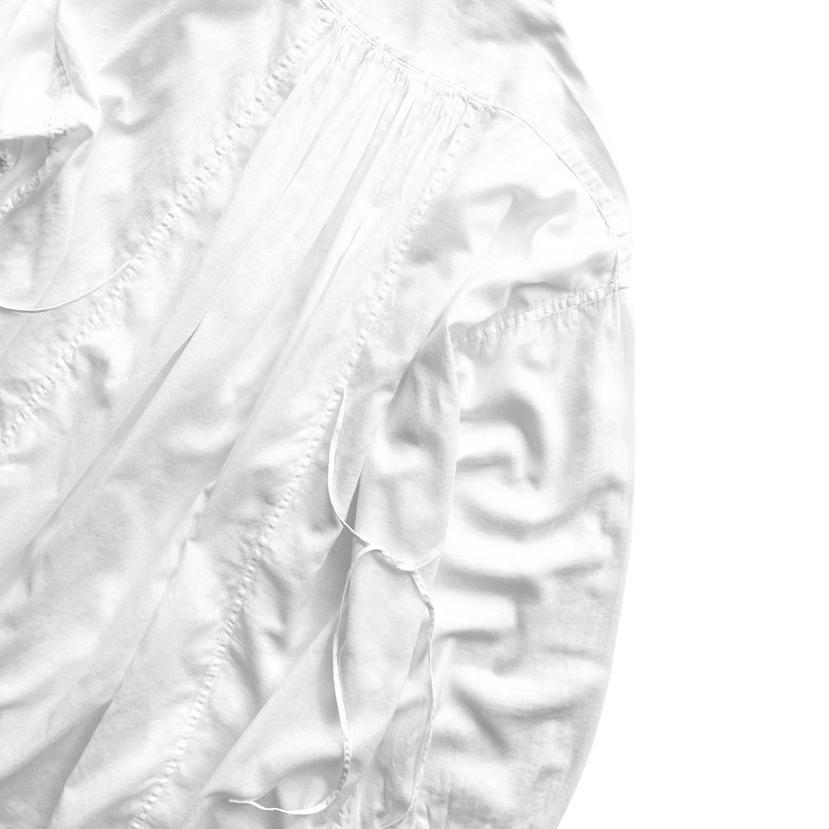 Kapital × Kapital Kountry ‘KAPITAL’ BLOUSES FISHERMAN’S WHITE OVERSIZED SHIRT Size US S / EU 44-46 / 1 - 9 Thumbnail