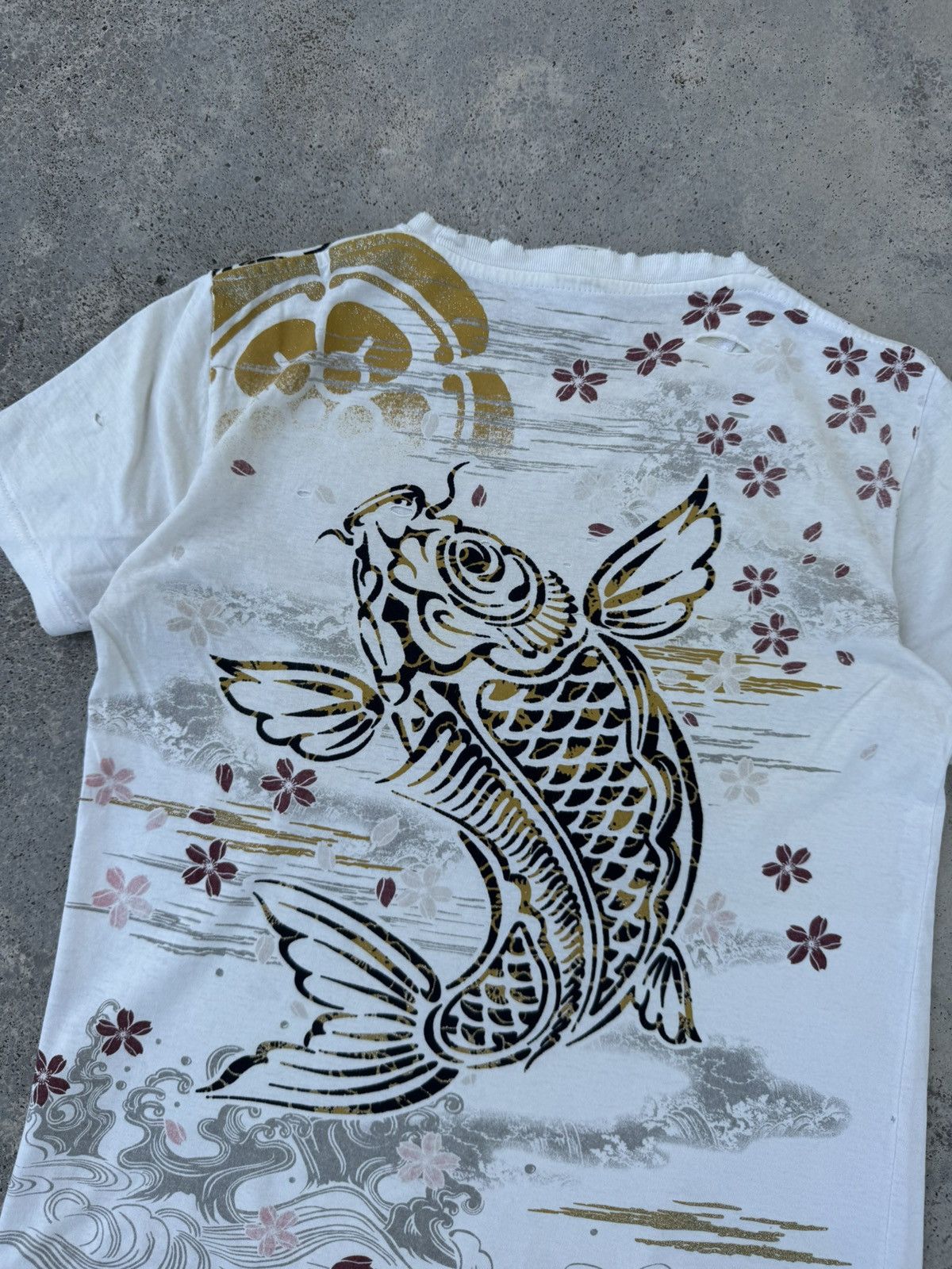If Six Was Nine Distressed Japanese Sukajan T shirt Size US S / EU 44-46 / 1 - 2 Thumbnail