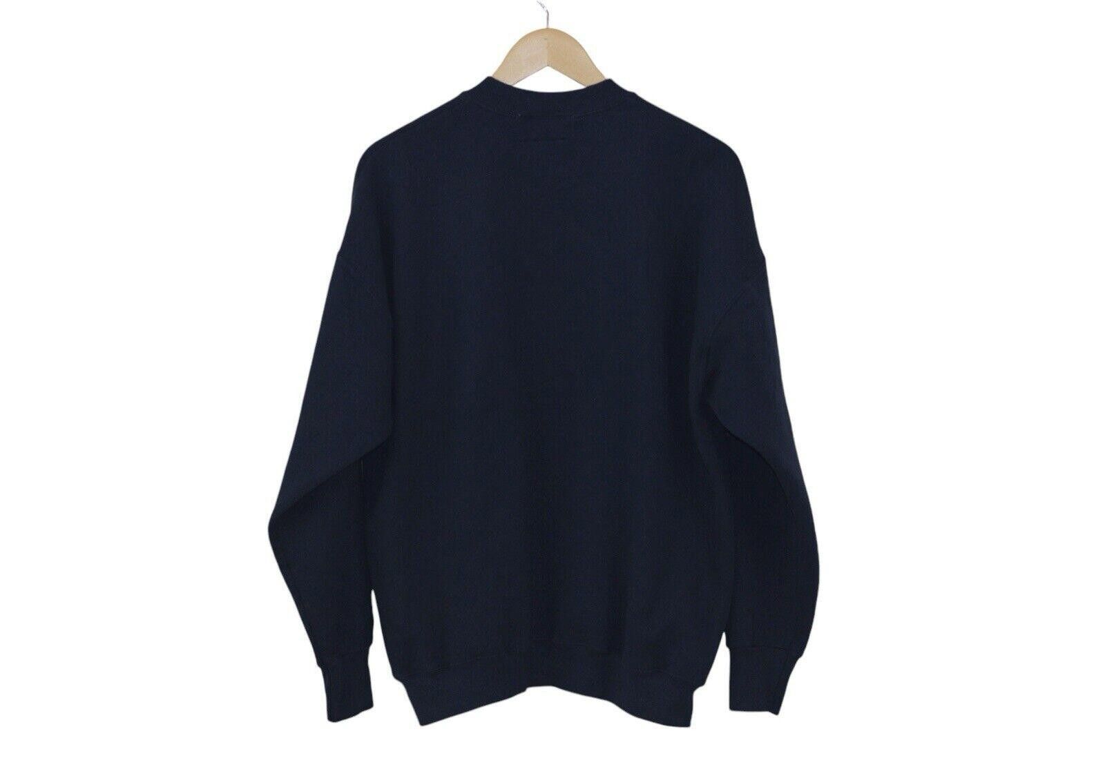 Adidas Vintage Bootleg Adidas Blue Embroidered Crewneck Size XL Size US 36 / EU 52 - 4 Thumbnail