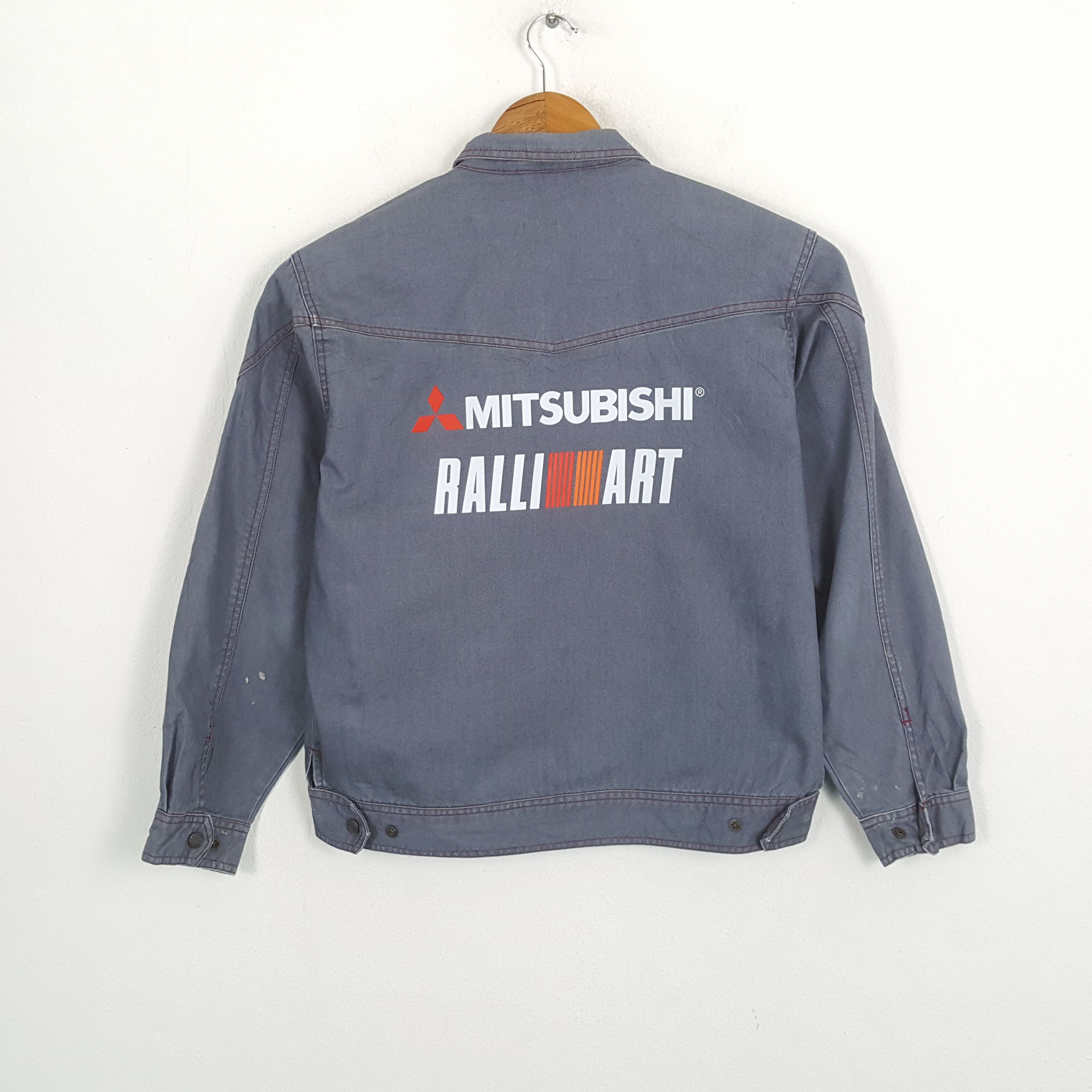 Japanese Brand × Vintage Vintage MITSUBISHI RALLI ART Japanese Racing Custom Jacket Size US M / EU 48-50 / 2 - 1 Thumbnail