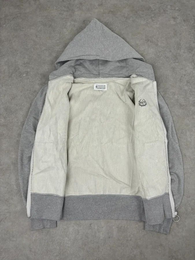 Maison Margiela SS2023 Maison Margiela Grey Signature Zip-up Hoodie Size US L / EU 52-54 / 3 - 8 Thumbnail