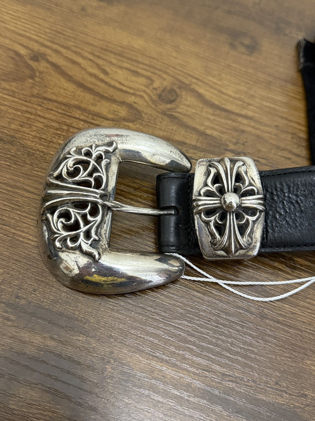 Chrome Hearts Chrome Hearts Leather Waist Belt 3-Piece Western Size 30 - 11 Thumbnail