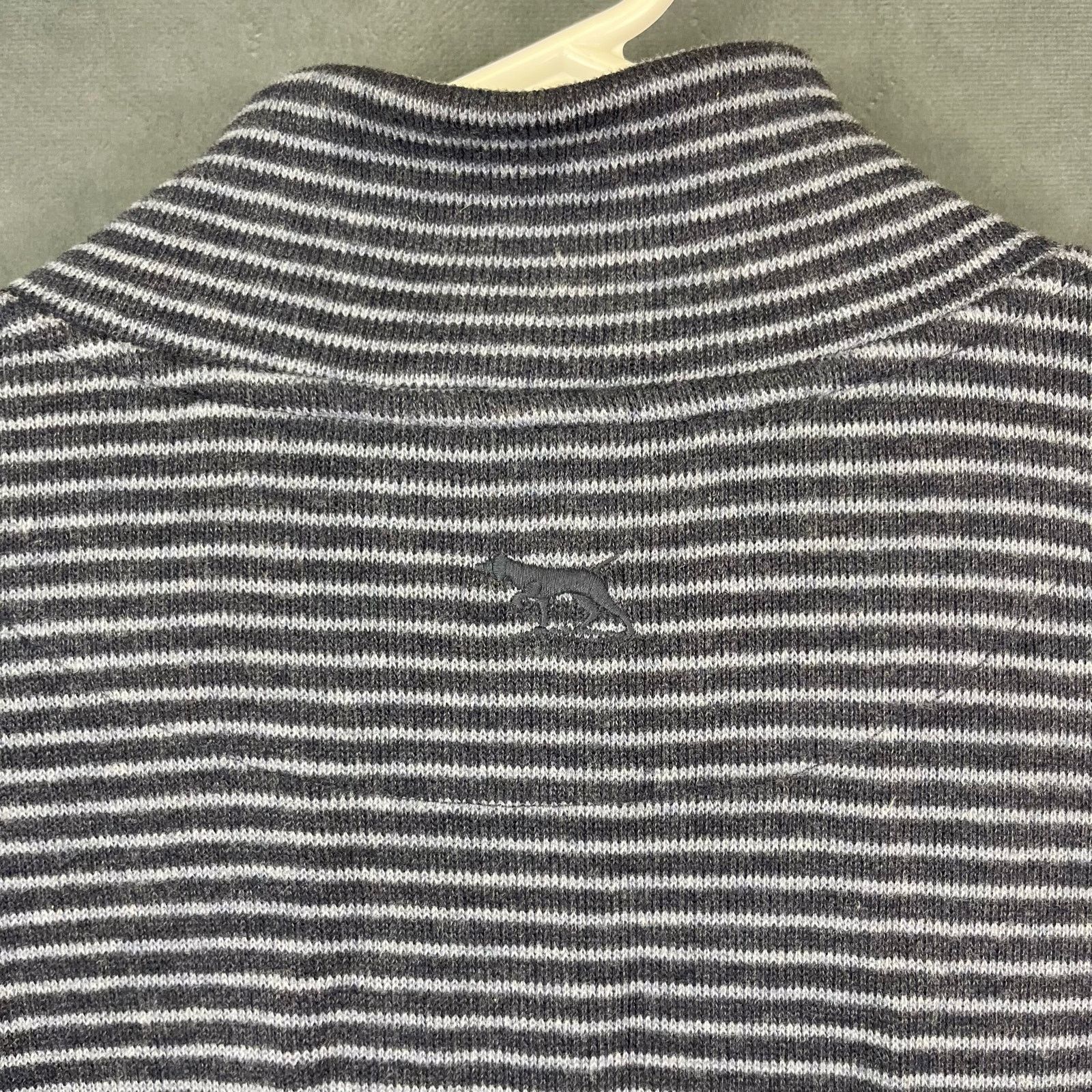 Rodd & Gunn Rodd & Gunn Sweater Blue Striped Quarter Zip Pullover Casual Size US XL / EU 56 / 4 - 11 Thumbnail