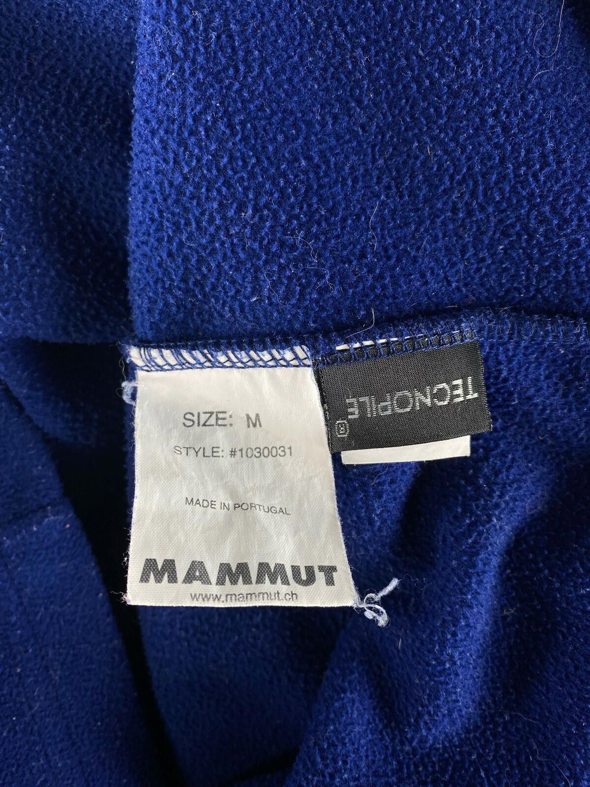 Mammut Mammut Outdoor Blue Tecnopile Acitewear Sweater Size M Size US M / EU 48-50 / 2 - 9 Thumbnail