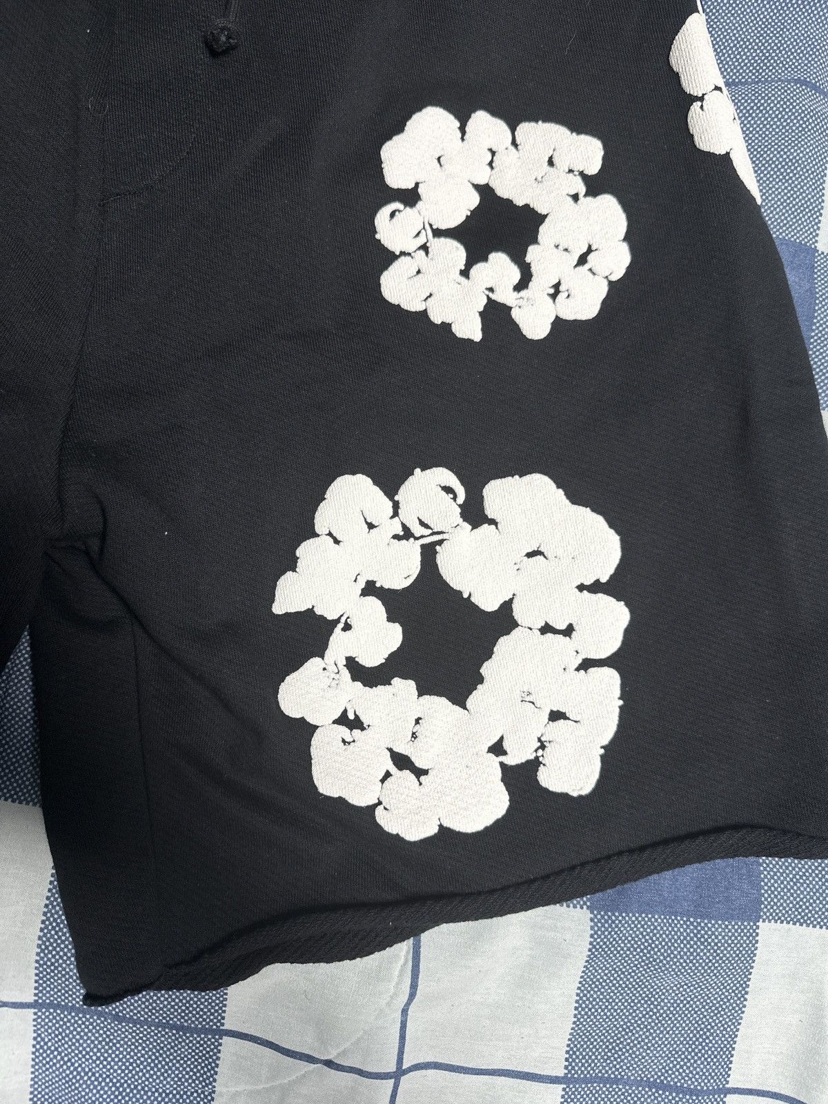 DENIM TEARS Denim Tears The Cotton Wreath Shorts | Grailed