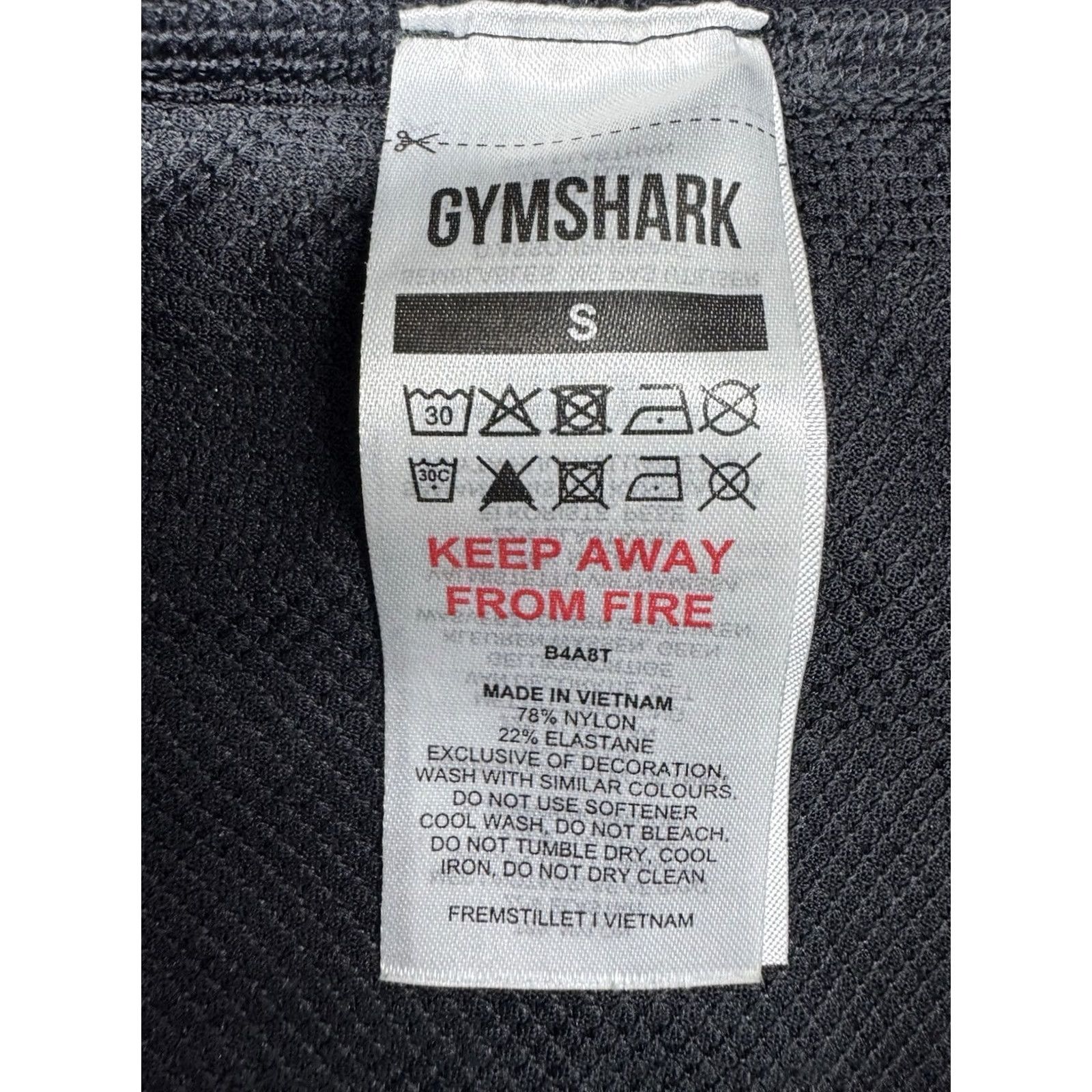 Gymshark Gymshark Leggings Women’s S Black High Rise Running Stretch Back Zip Pocket Athletic Activewear 26 Inseam Size 28" / US 6 / IT 42 - 2 Thumbnail