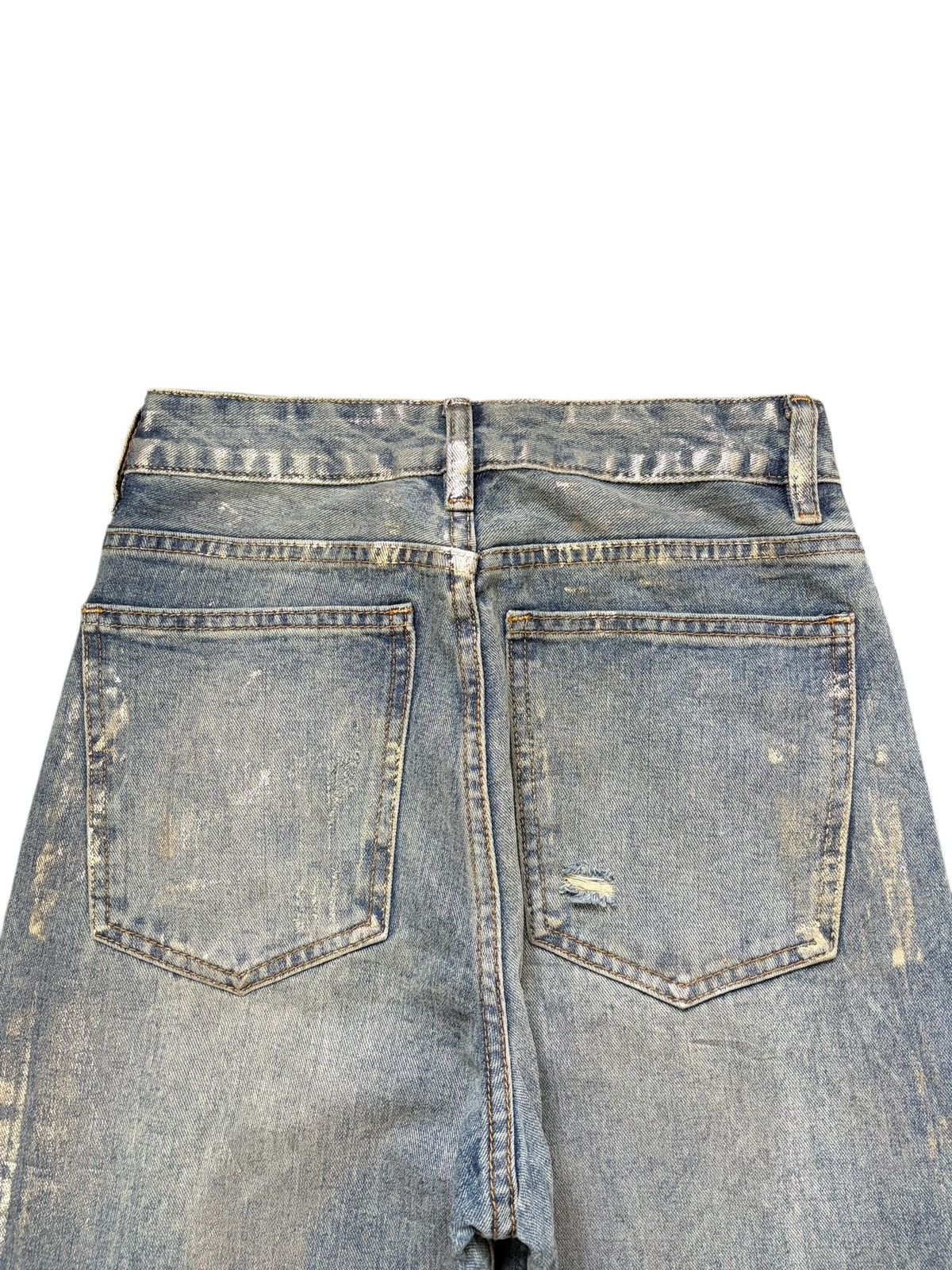 Acne Studios Vintage Japanese Brand Waxed Distressed Baggy Jeans Size 25" / US 0 / IT 36 - 4 Thumbnail