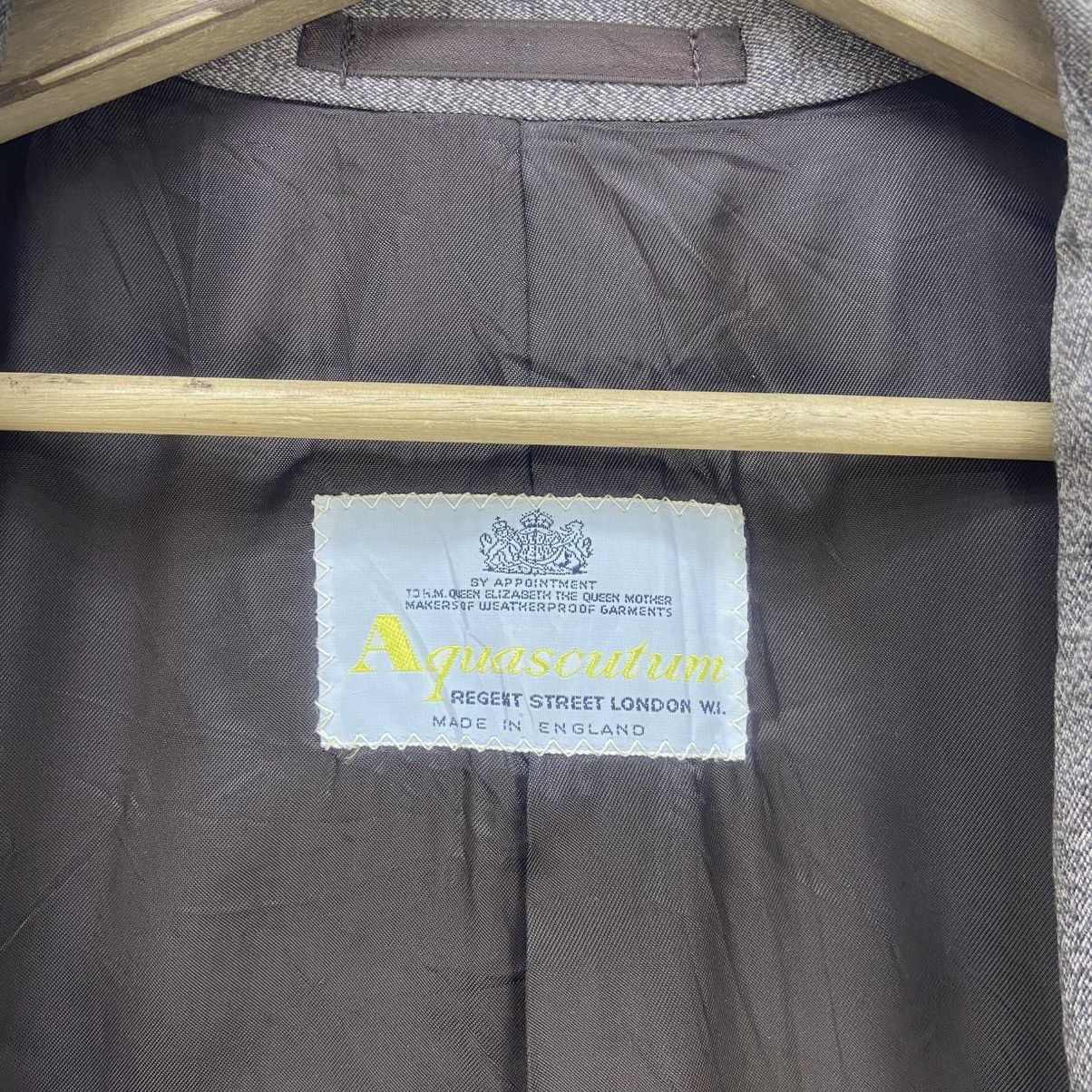 Vintage Made in England Aquascutum Showerproof Pure Worsted