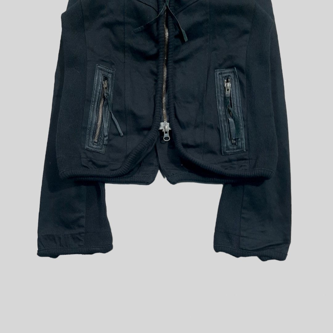 If Six Was Nine B.r.u.s.h leather mix bono jacket Size US S / EU 44-46 / 1 - 5 Thumbnail