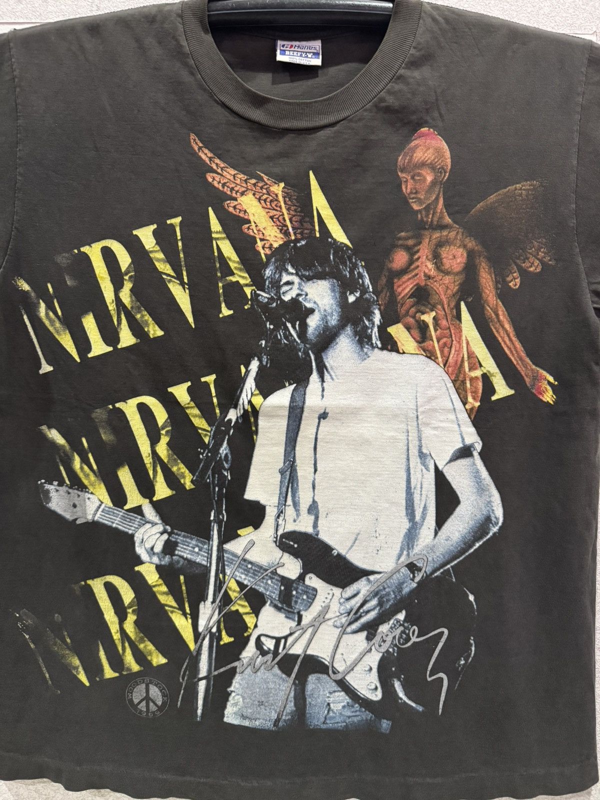 Nirvana × Vintage Vintage 90s NIRVANA BPT23 Size US L / EU 52-54 / 3 - 2 Thumbnail