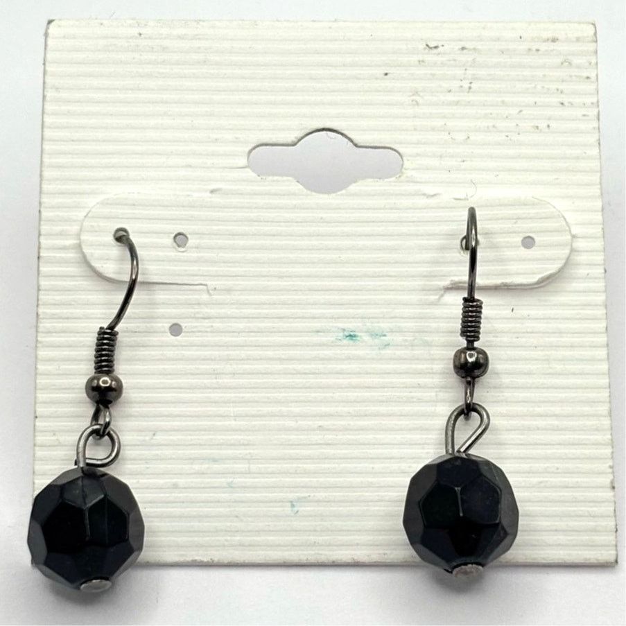 Other Black Beaded Earrings Size ONE SIZE - 2 Thumbnail
