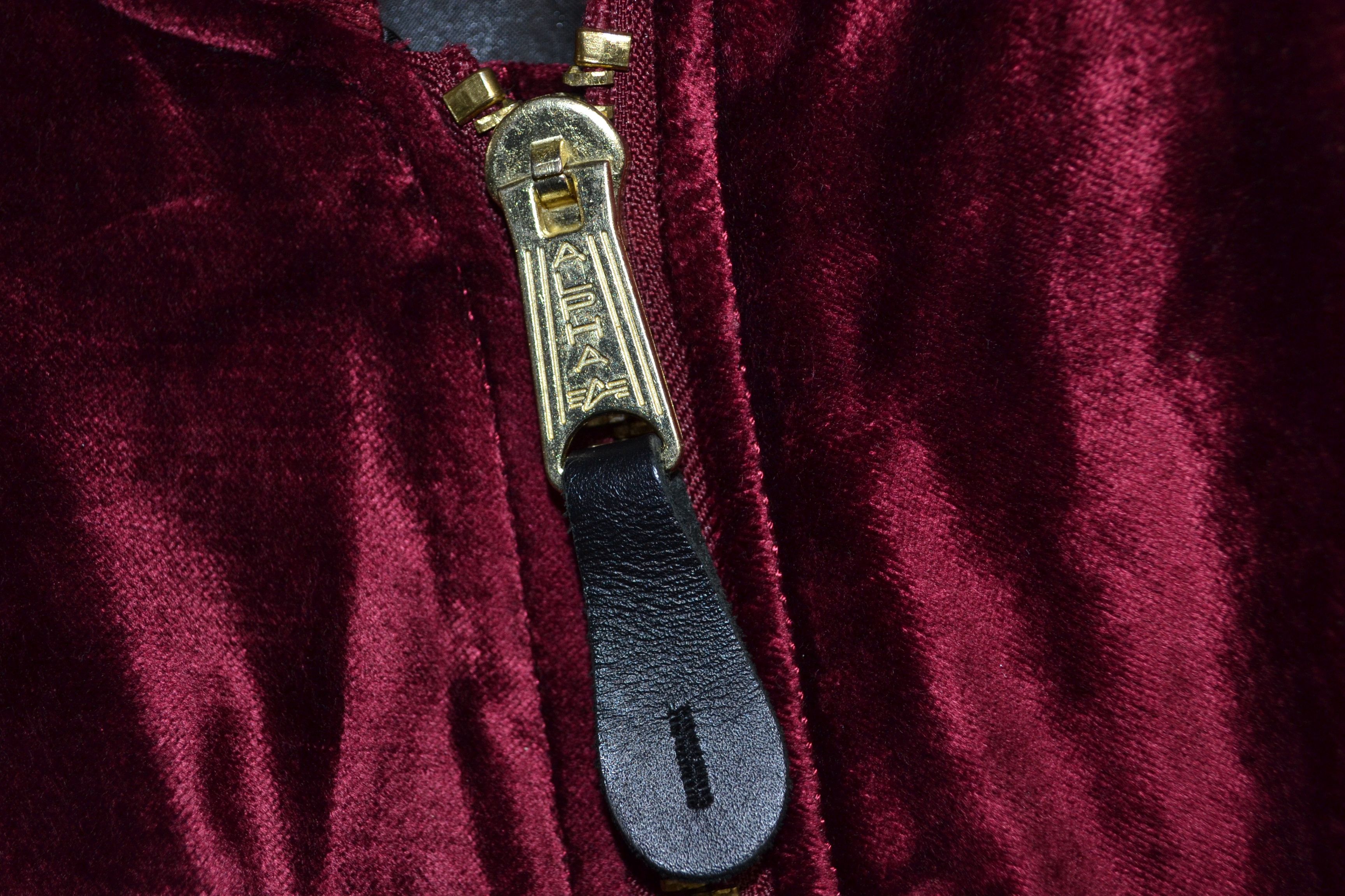 Alpha Industries Alpha Industries L Velvet Red Burgundy MA-1 Bomber Size US L / EU 52-54 / 3 - 5 Thumbnail