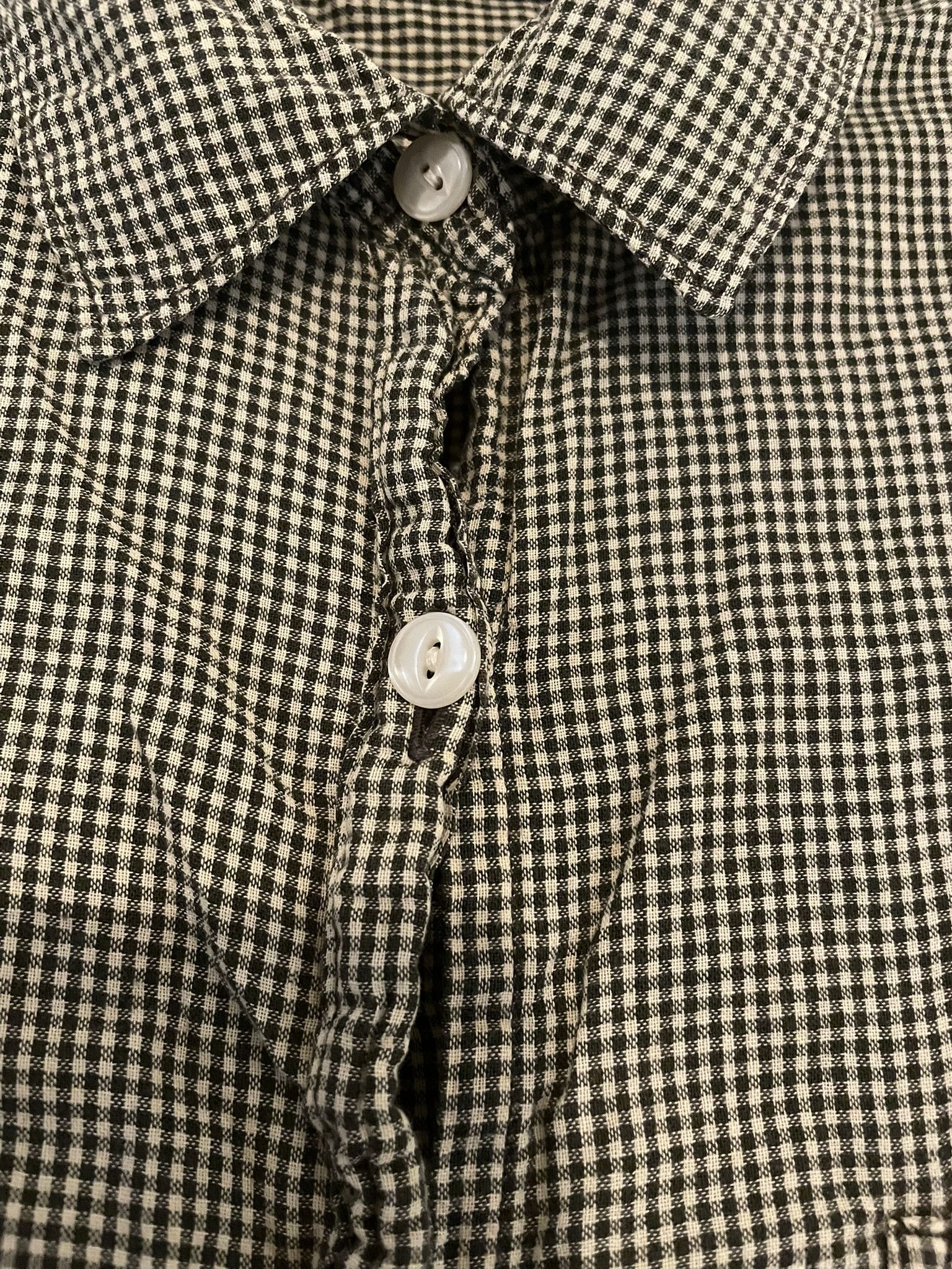 Abercrombie & Fitch Abercrombie & Fitch Short Sleeve Checkered Shirt Size S / US 4 / IT 40 - 4 Thumbnail
