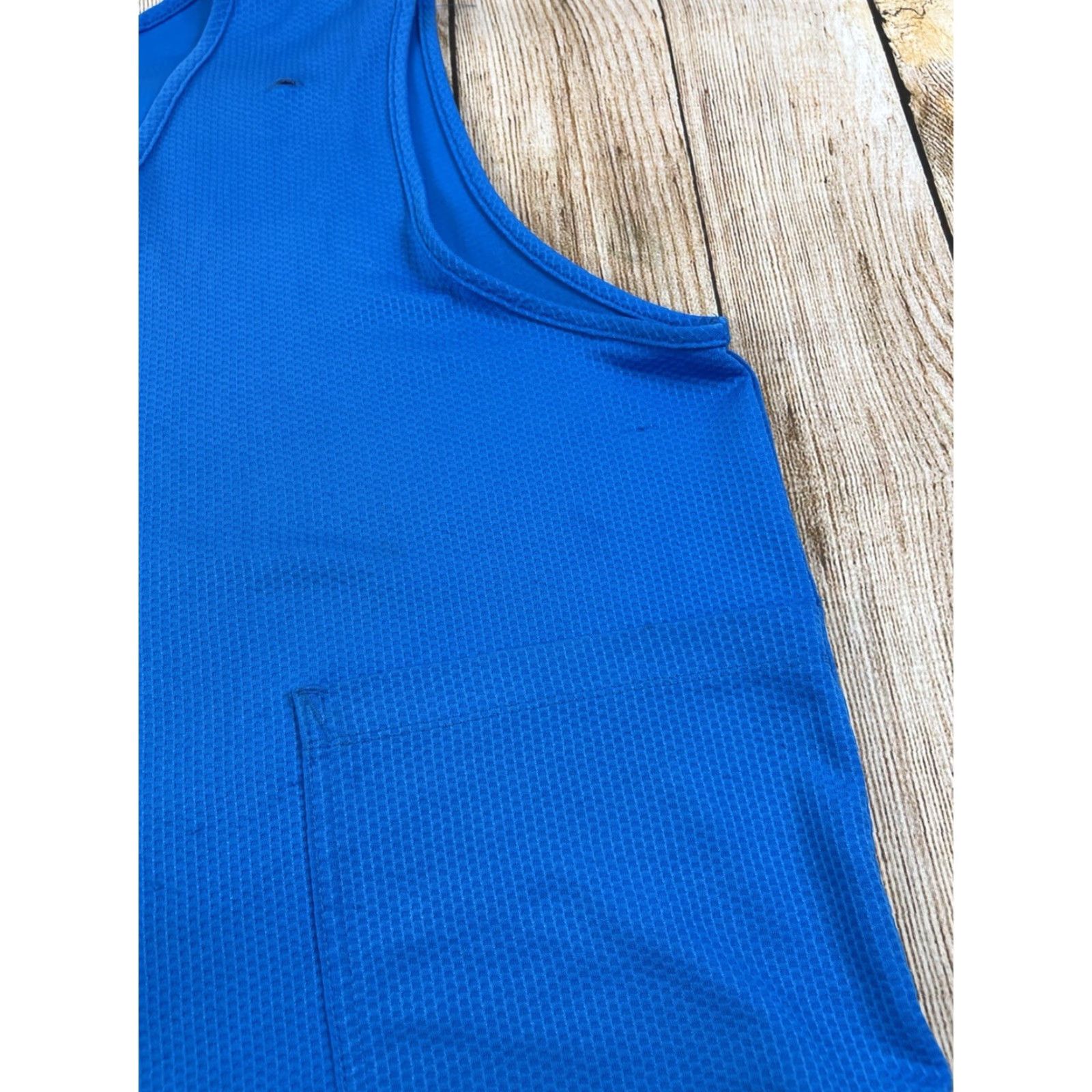 Walmart Walmart Vest 2XL Blue Full Zip Employee Uniform Polyester Unisex Mens Womens, Retail, Pre owned, Light yellowing on front along zipper Size US XXL / EU 58 / 5 - 7 Thumbnail