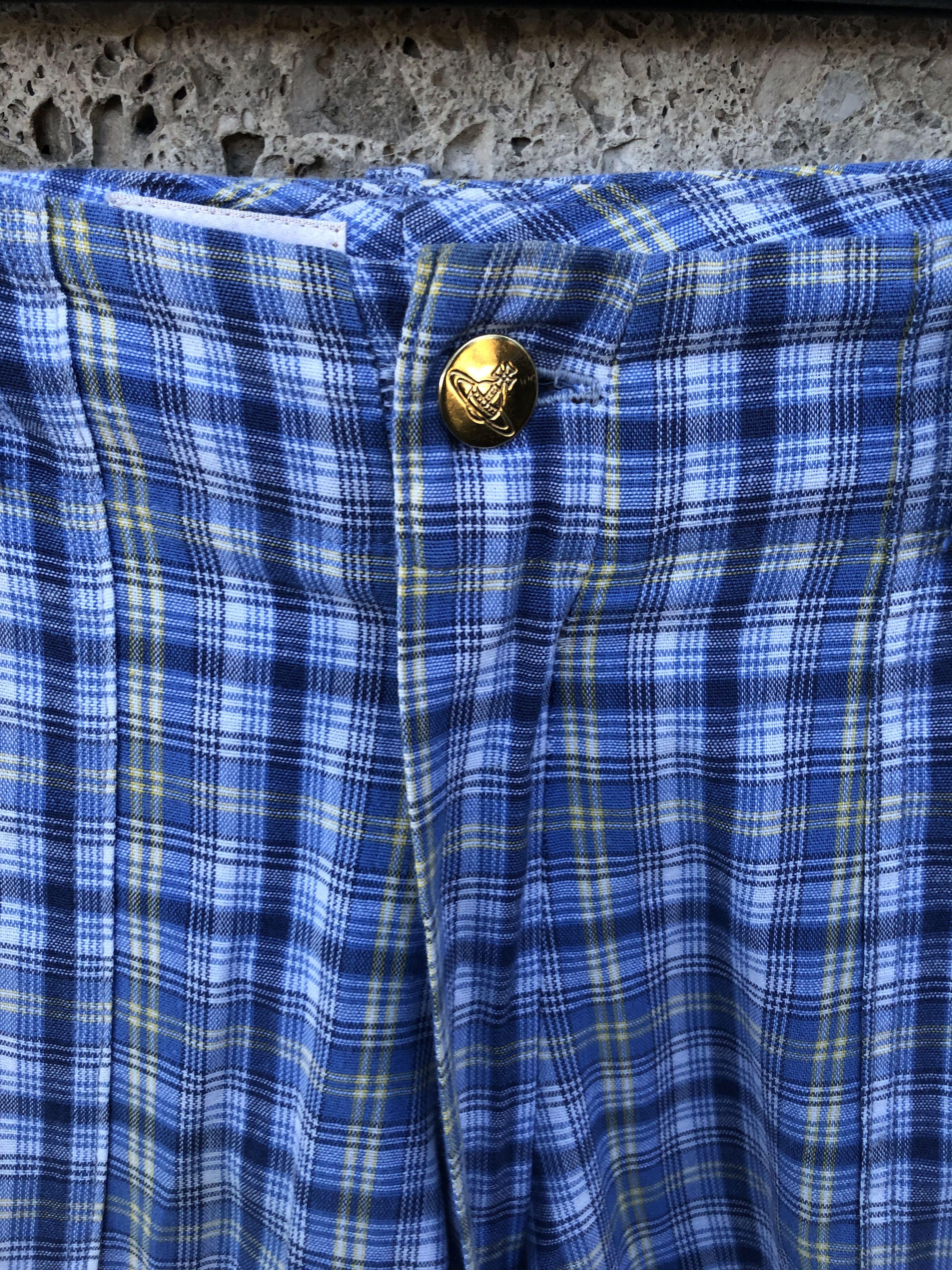 Vivienne Westwood Vivienne Westwood Vintage Gingham Bondage pants Size US 30 / EU 46 - 11 Thumbnail