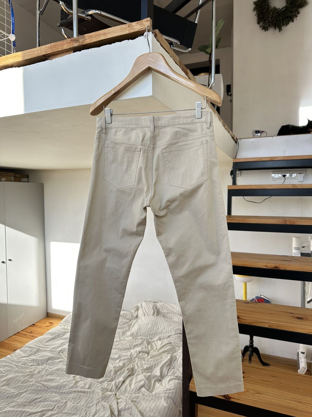 A.P.C. A.P.C. Beige Chino Pants 30 Size US 30 / EU 46 - 3 Thumbnail