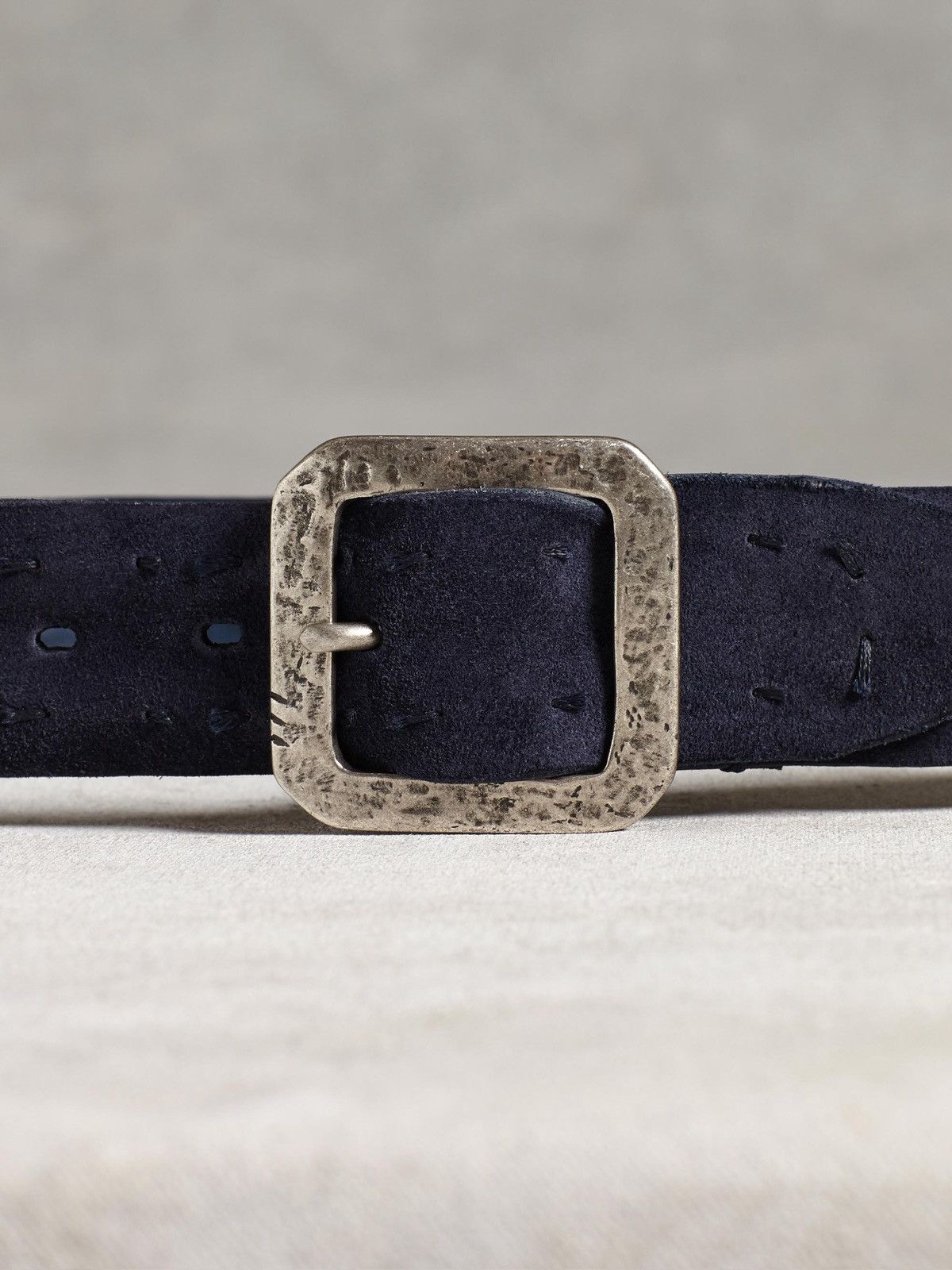 John Varvatos Suede Knotted Belt 34 Size 34 - 2 Thumbnail