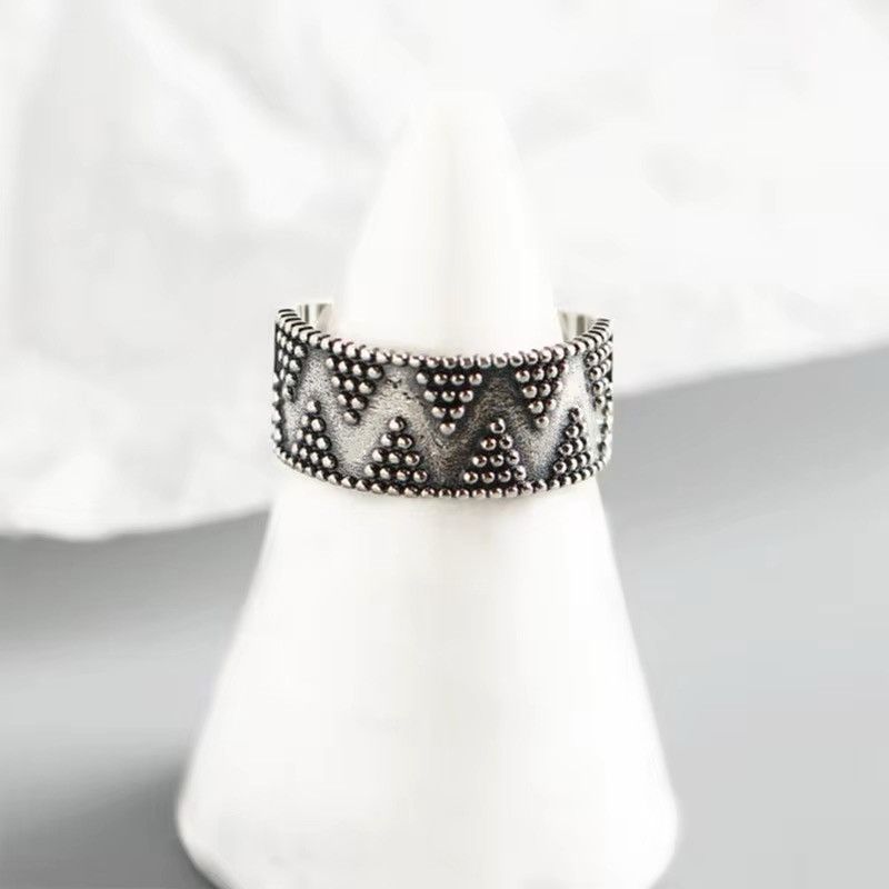 Jewelry 17mm Creative Dot Rings Size ONE SIZE - 4 Thumbnail