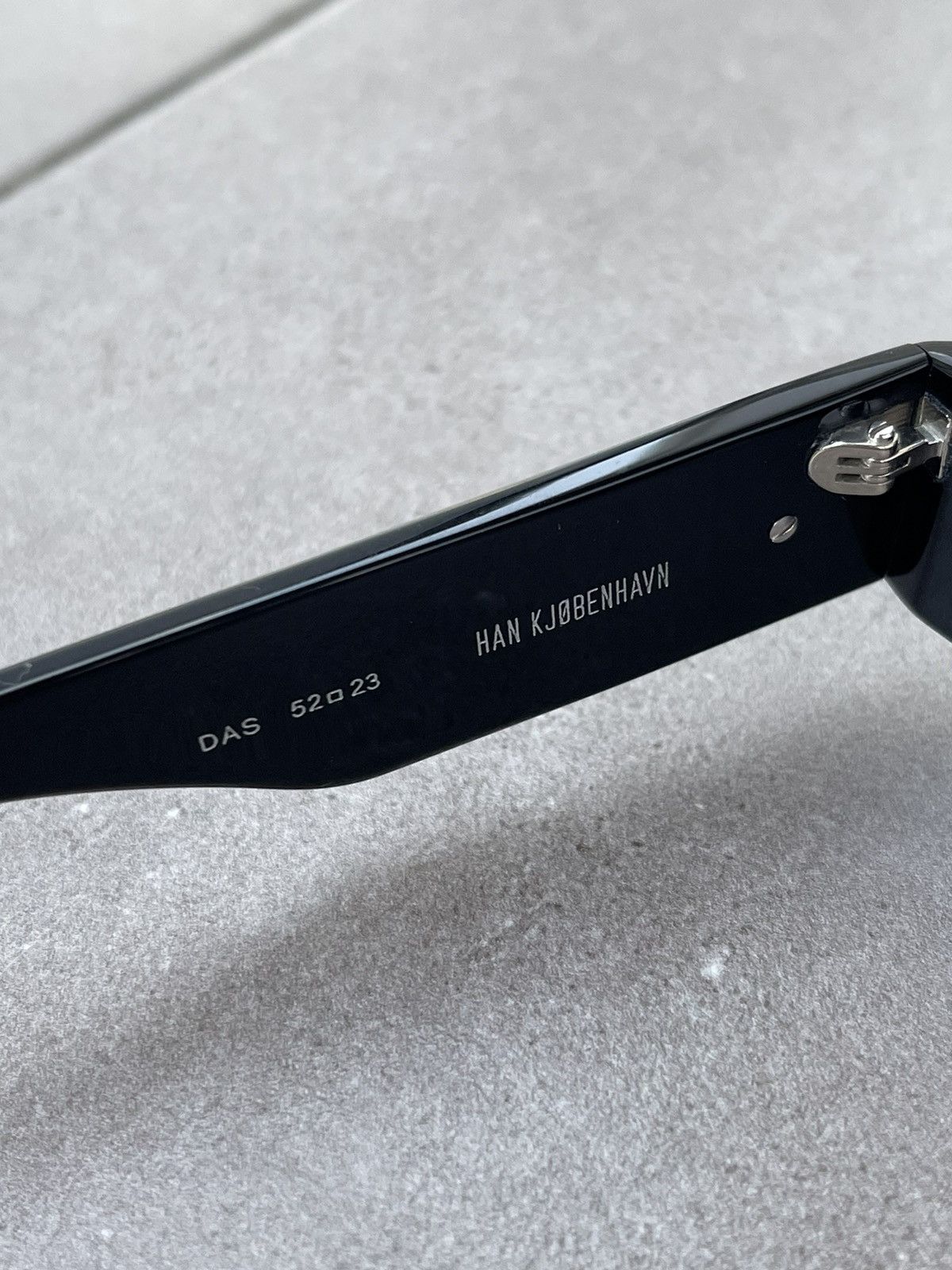 Han Kjobenhavn !DS! SS23 Han Kjobenhavn Dash Black Sunglasses Size ONE SIZE - 16 Thumbnail