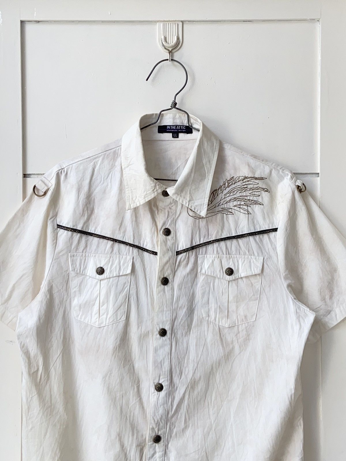In The Attic IN THE ATTIC White Shirt Size US M / EU 48-50 / 2 - 12 Thumbnail