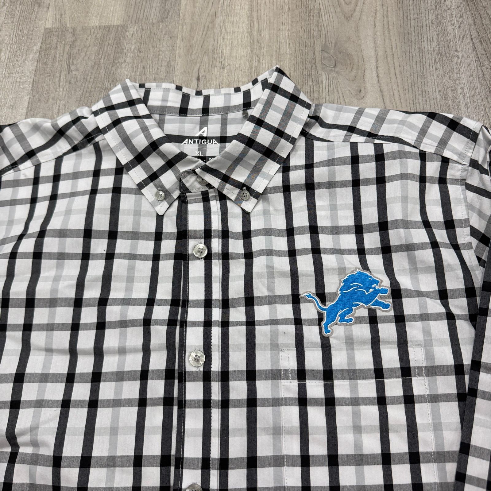 Antigua Antigua Detroit Lions Button Down Shirt Men's Extra Large Size US XL / EU 56 / 4 - 3 Thumbnail