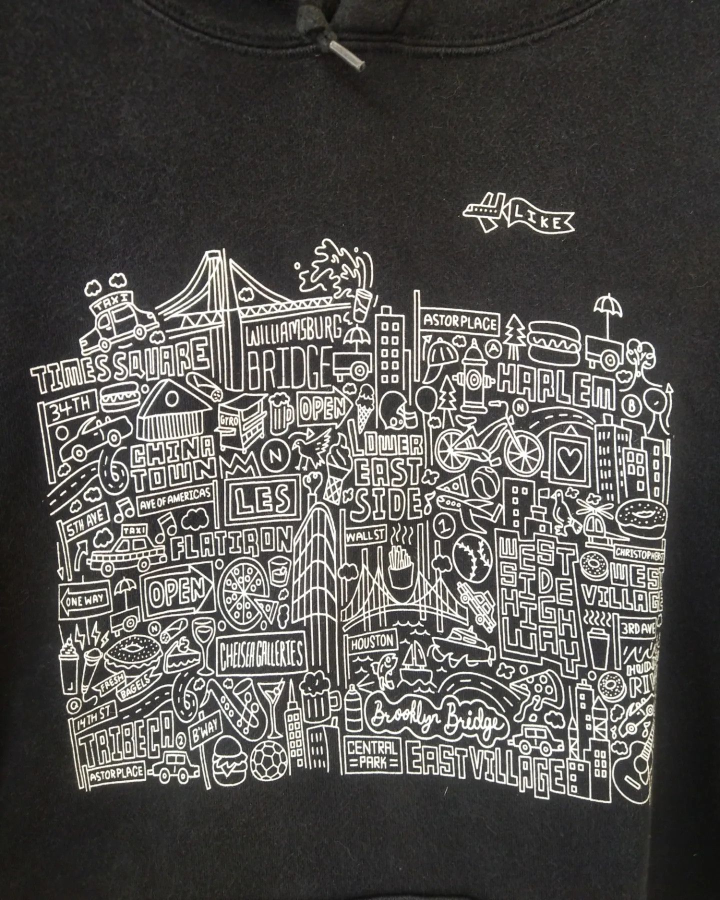Uniqlo Uniqlo SPRZNY x Timothy Goodman Graphic Black Hoodie Size US XL / EU 56 / 4 - 2 Thumbnail