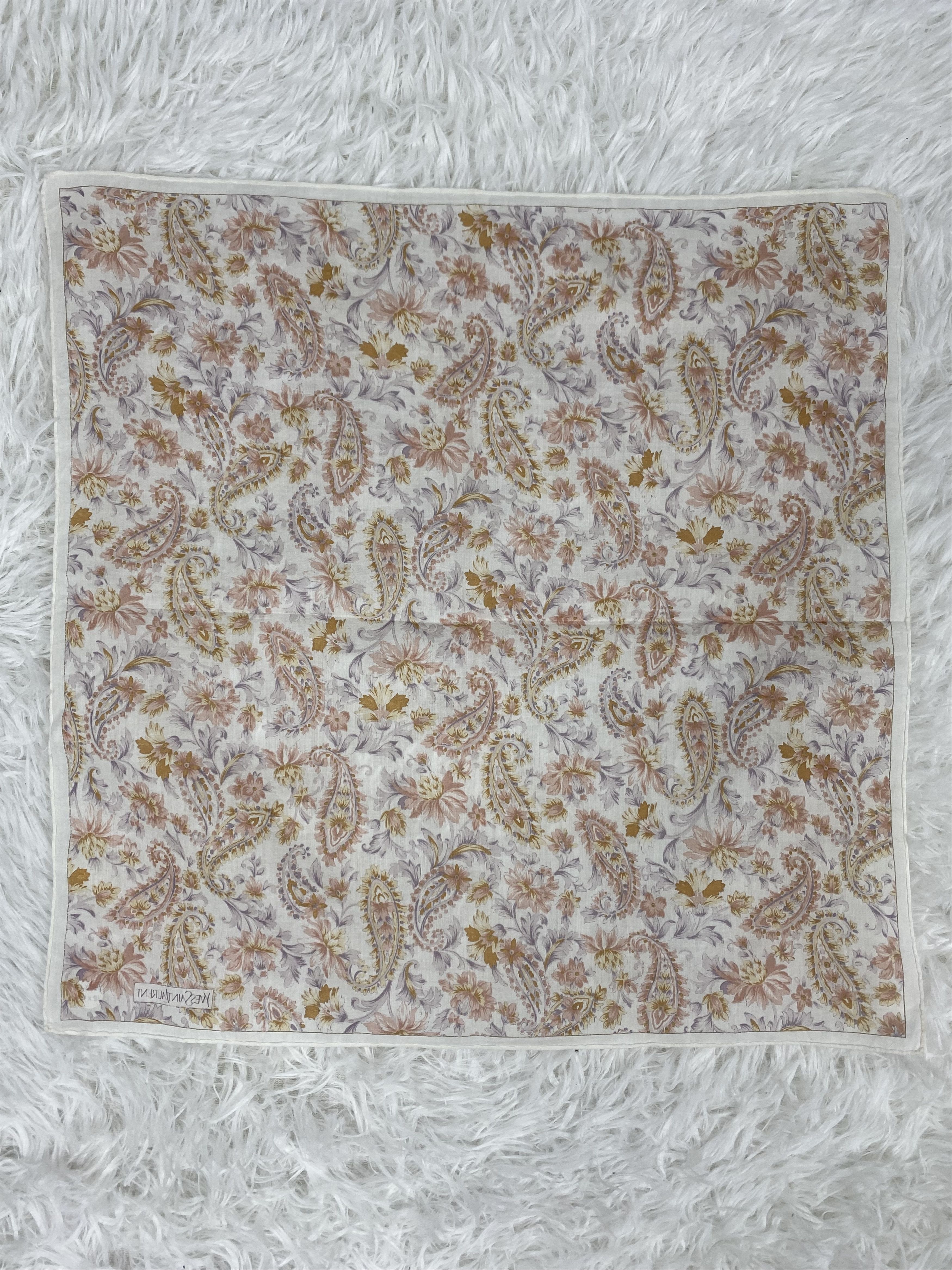 Vintage × Yves Saint Laurent Vintage Yves Saint Laurent Handkerchief Neckerchief PH0247 Size ONE SIZE - 4 Thumbnail