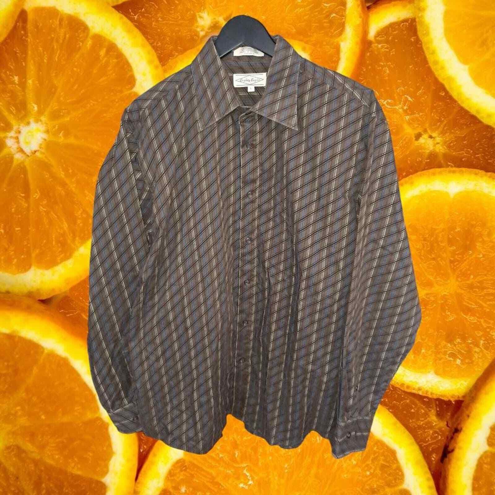 Eighty Eight Eighty Eight Gray, White and Blue Button Up Size Large Size US L / EU 52-54 / 3 - 1 Thumbnail