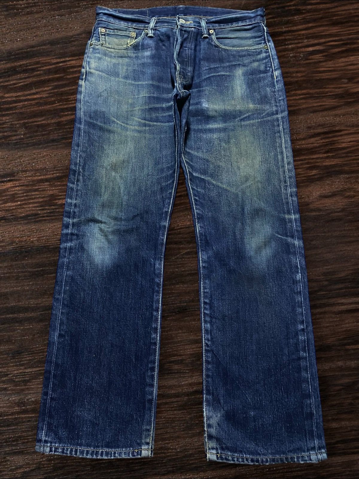 Levi's Vintage Levis 501 Mud Wash Distressed Full Button Loose Jean Size US 32 / EU 48 - 1 Thumbnail