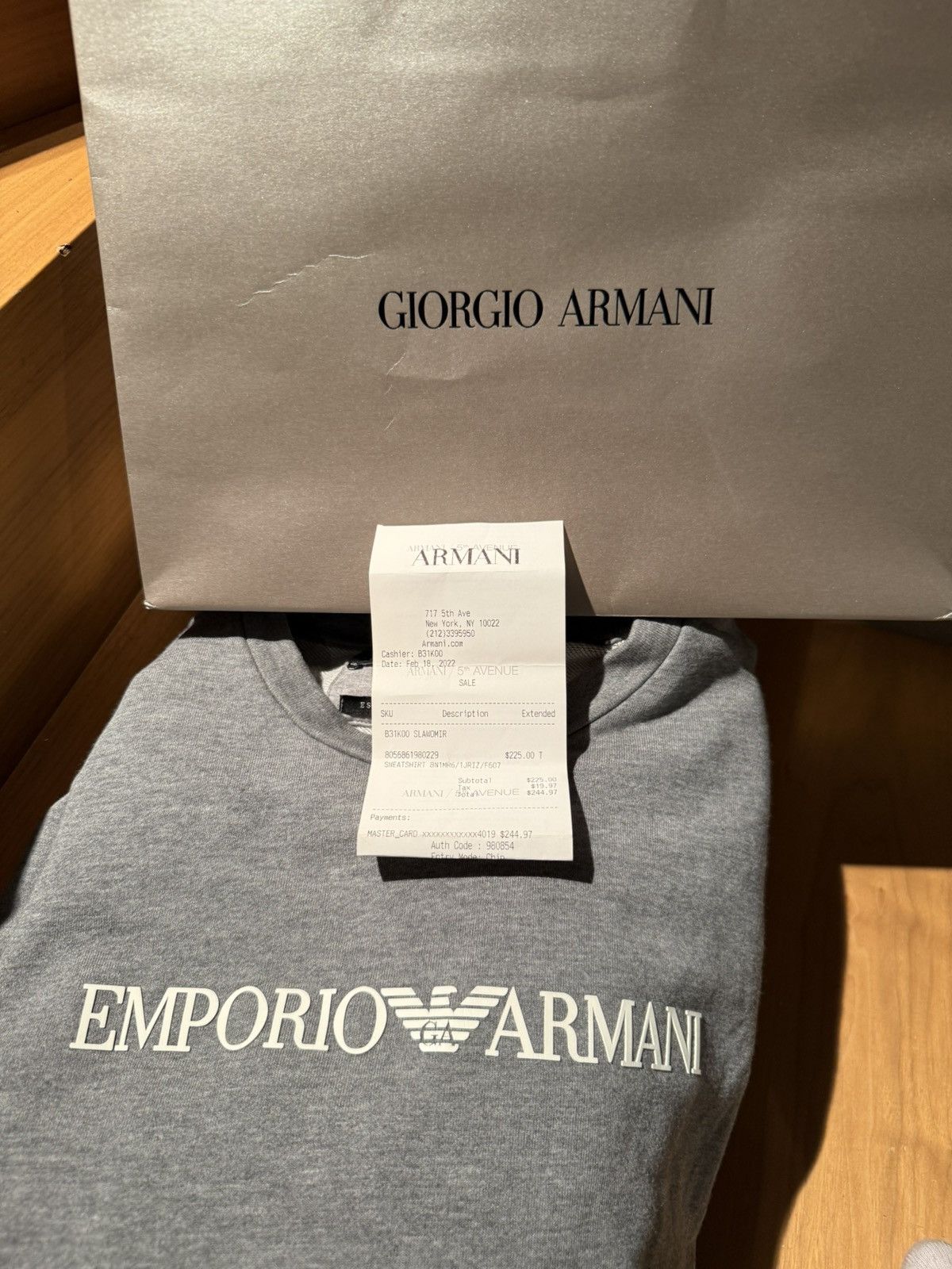 Armani ARMANI SWEATER Size US M / EU 48-50 / 2 - 3 Thumbnail