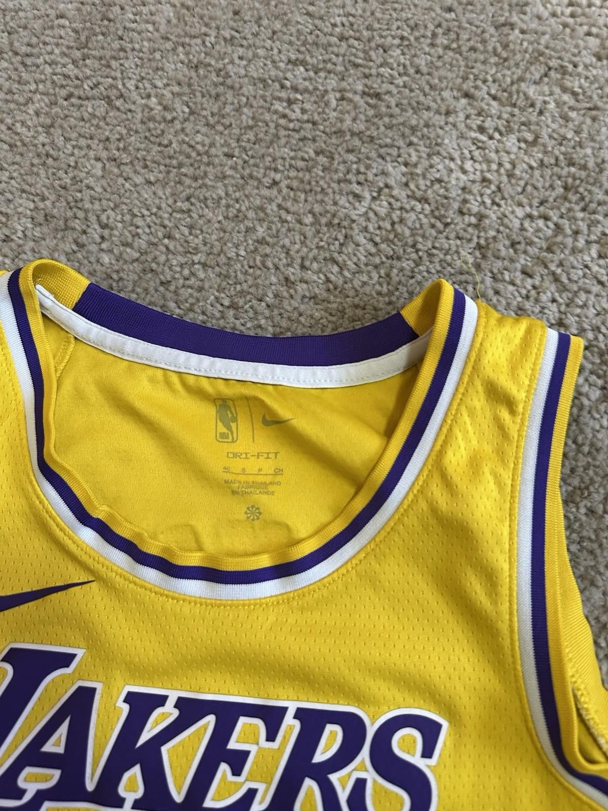 Nike NIKE LEBRON JAMES # 6 LAKERS NBA SWINGMAN JERSEY 40 S Size US S / EU 44-46 / 1 - 4 Thumbnail