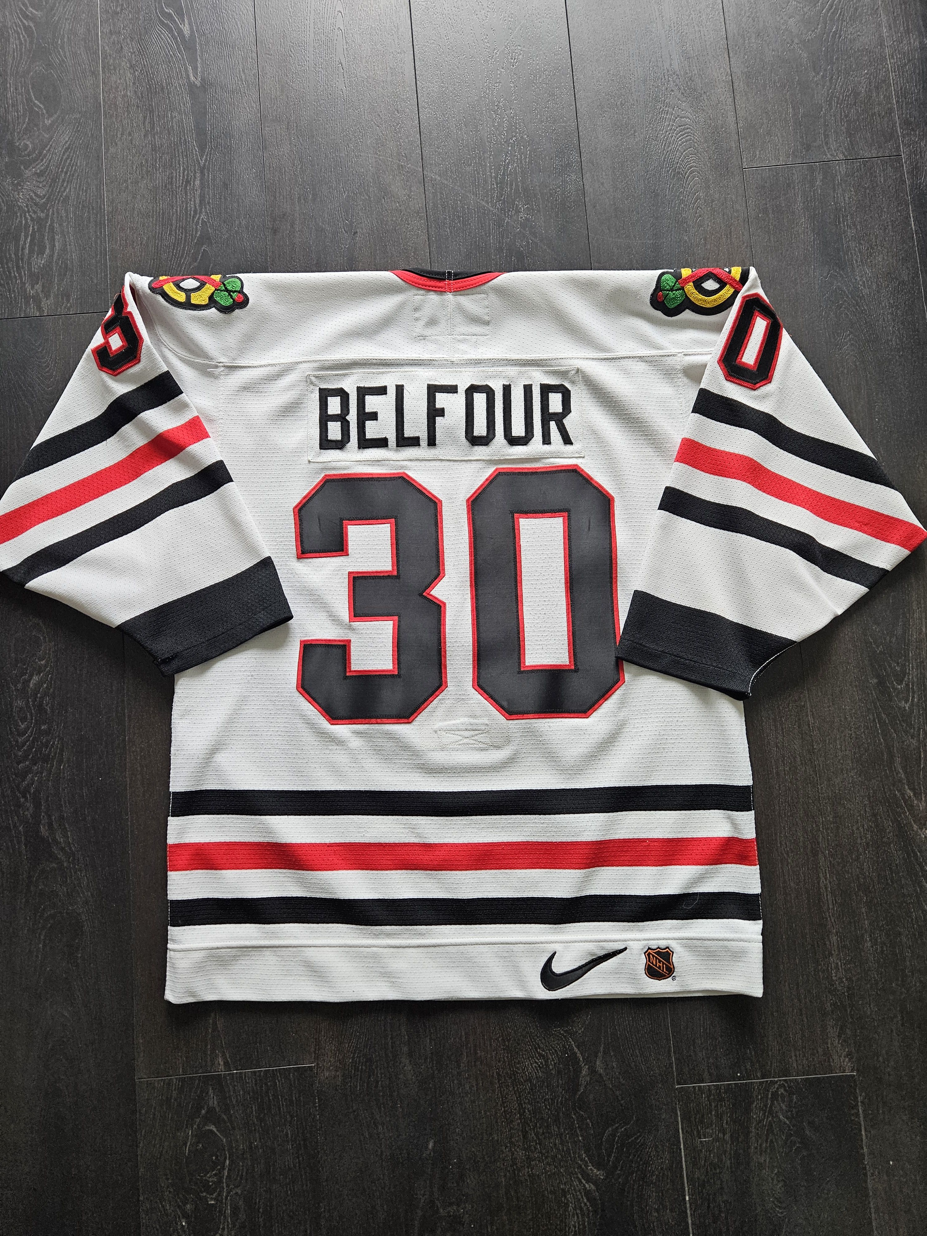 NHL × Nike × Vintage NHL Authentic Vintage Ed Belfour Jersey - Nike Size US XL / EU 56 / 4 - 10 Thumbnail