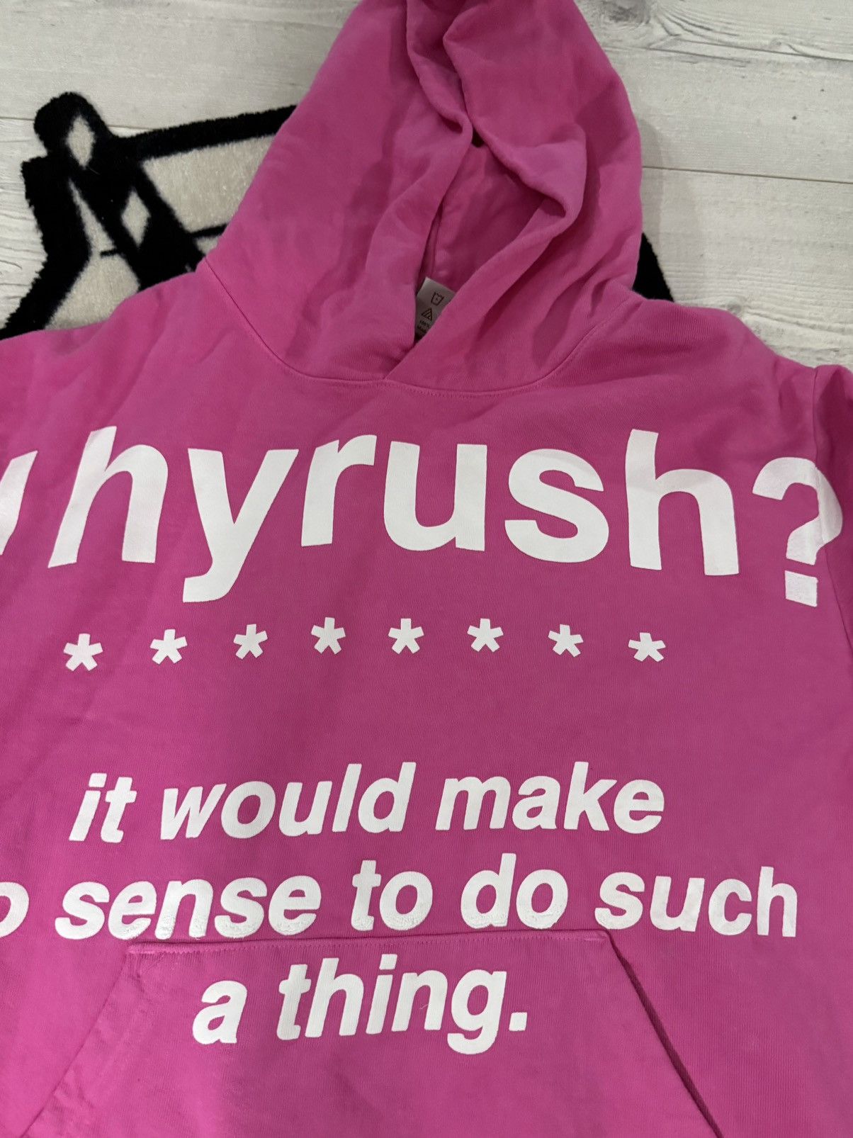 Lyrical Lemonade Bycolebennett Why Rush Pink Hoodie Size US M / EU 48-50 / 2 - 2 Thumbnail