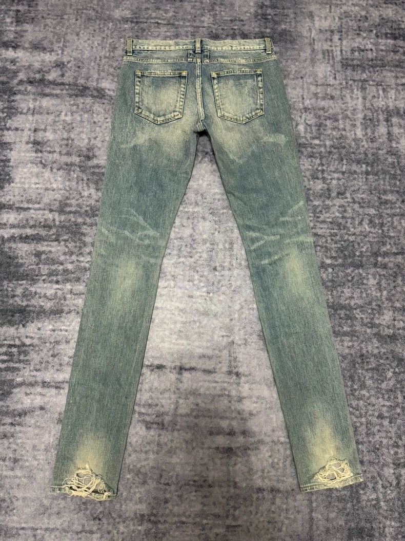 Saint Laurent Paris saint laurent paris14SS Knife Cut Jeans of Great Destructio Size US 27 - 2 Thumbnail