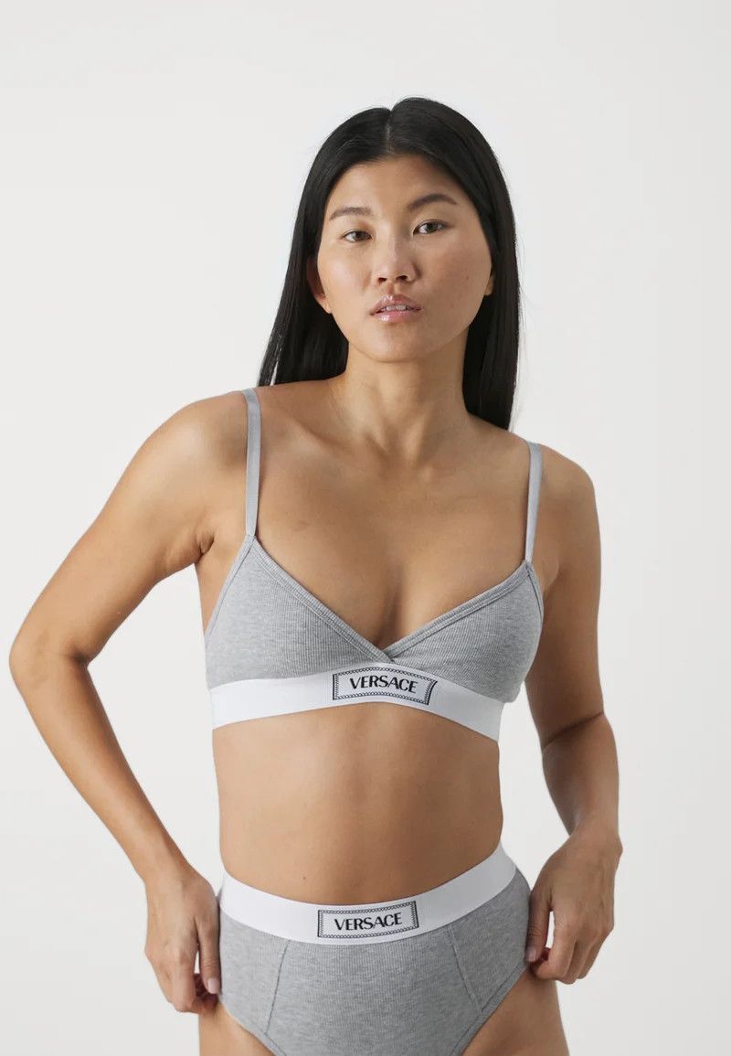 Versace o1y0226 Size : 4 US Logo Triangle Bra in Light Gray/White Size ONE SIZE - 2 Thumbnail