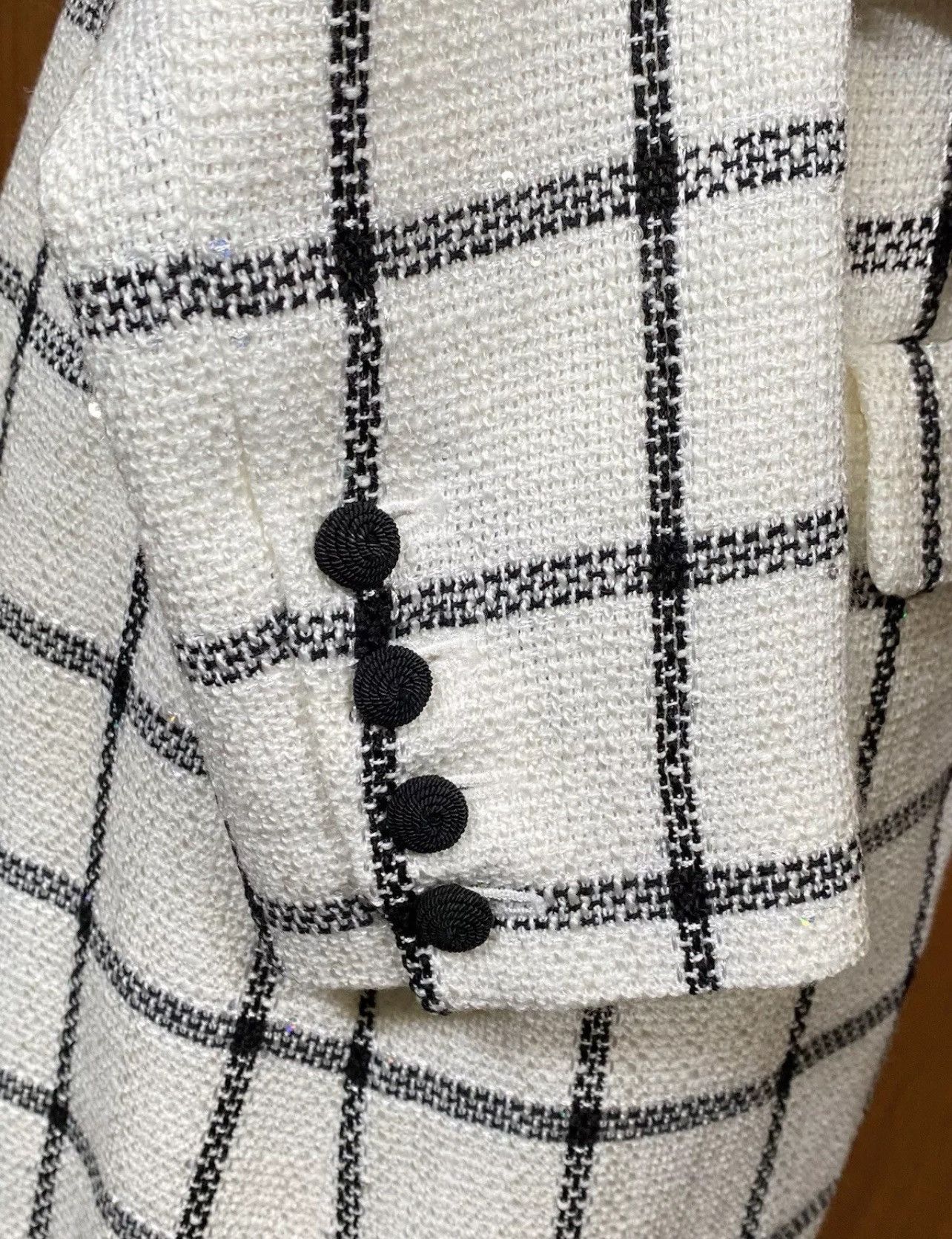 Self-Portrait Self-Portrait Checkered Belted Minidress size 8 Size M / US 6-8 / IT 42-44 - 10 Thumbnail