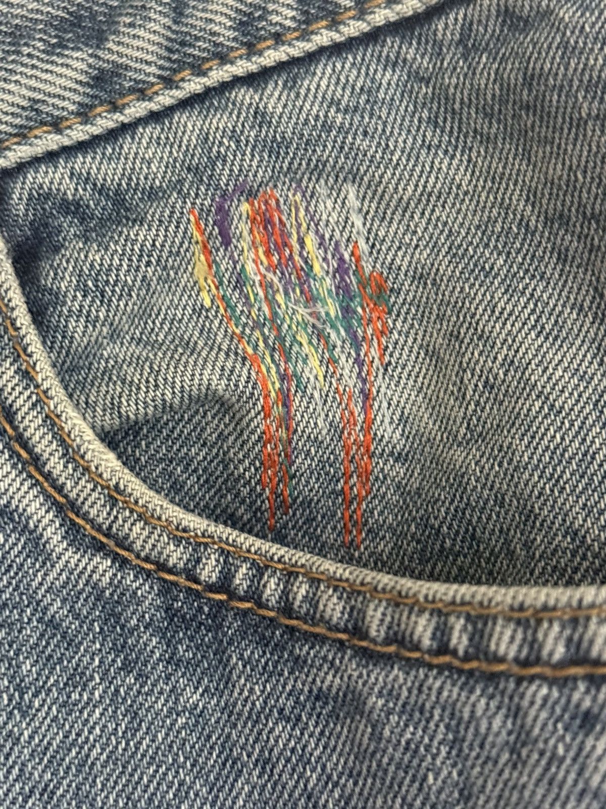 Other Comicon Denims Lucien Sagar Patch Jeans Size US 32 / EU 48 - 3 Thumbnail