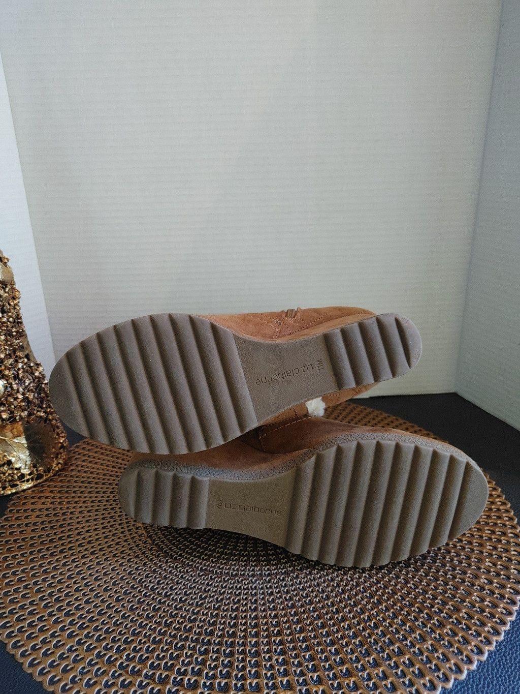 LIZ LISA Liz Claiborne Suede Wedge Ankle Booties Size 11M Size US 11 / IT 41 - 7 Thumbnail