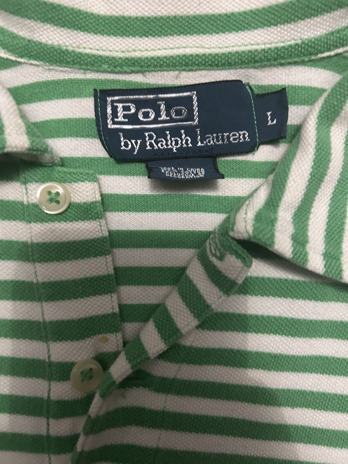 Japanese Brand × Polo Ralph Lauren × Vintage VINTAGE Polo Ralph Lauren Crest Logo Polo Size US L / EU 52-54 / 3 - 2 Thumbnail
