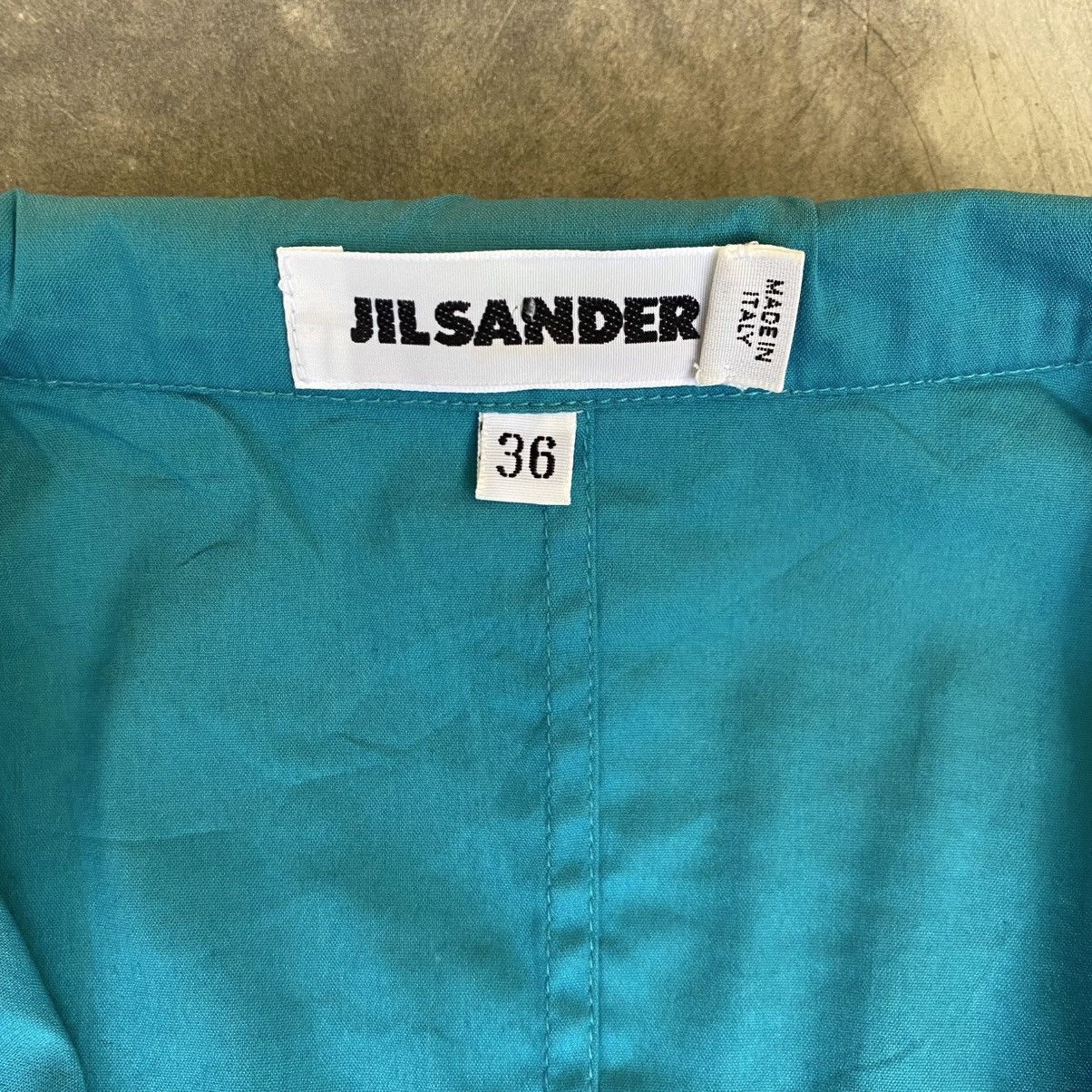Jil Sander Jil Sander Open Collar Longsleeve Blouse Shirt Size M / US 6-8 / IT 42-44 - 4 Thumbnail