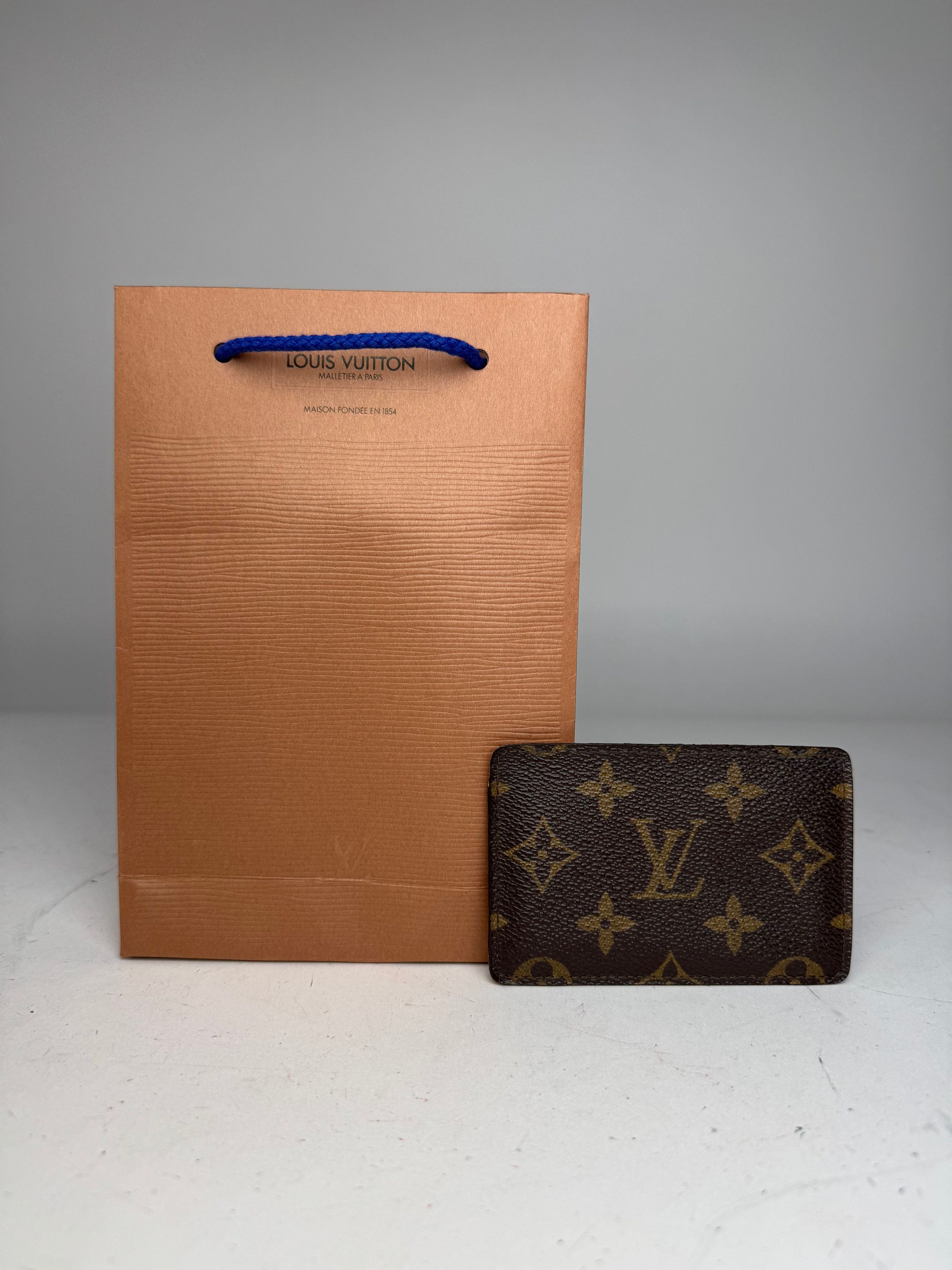 Louis Vuitton Vintage Monogram Leather Card Holder Brown Size ONE SIZE - 1 Thumbnail