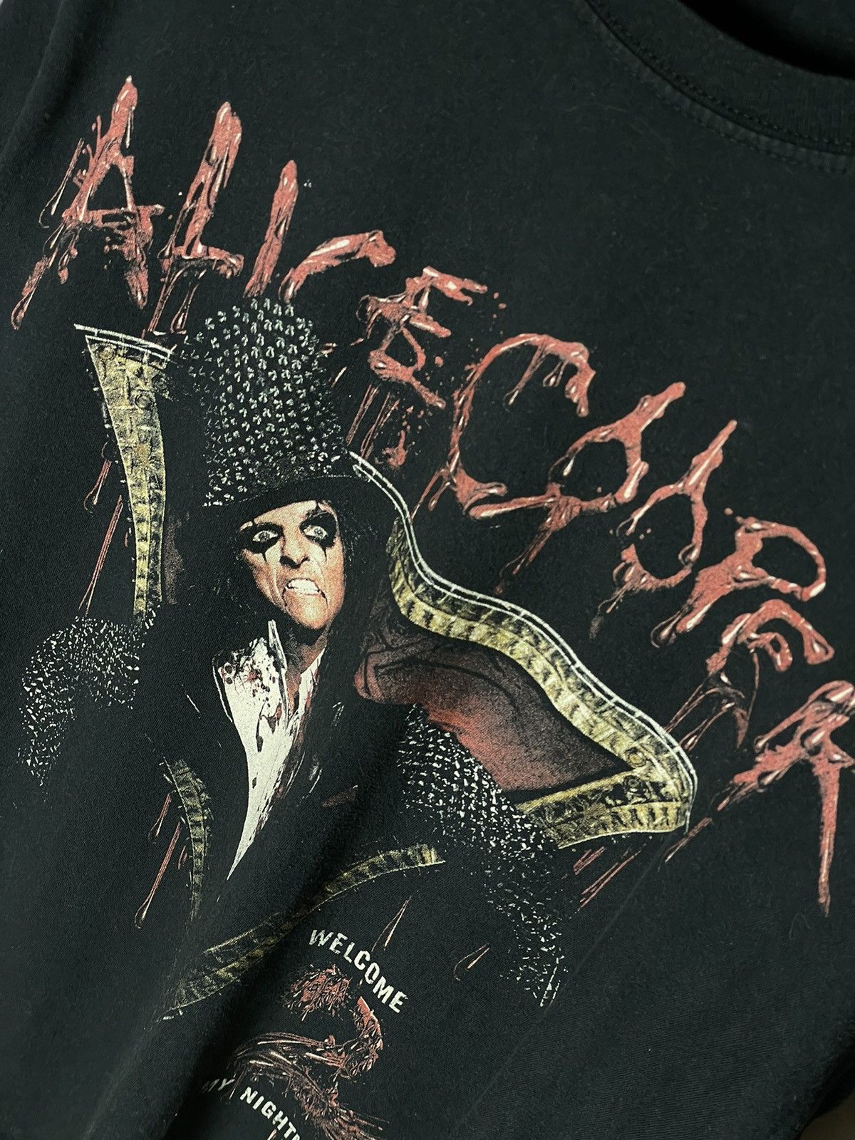 Other Vintage Y2K Alice Cooper Faded Tour Tshirt Size US M / EU 48-50 / 2 - 7 Thumbnail