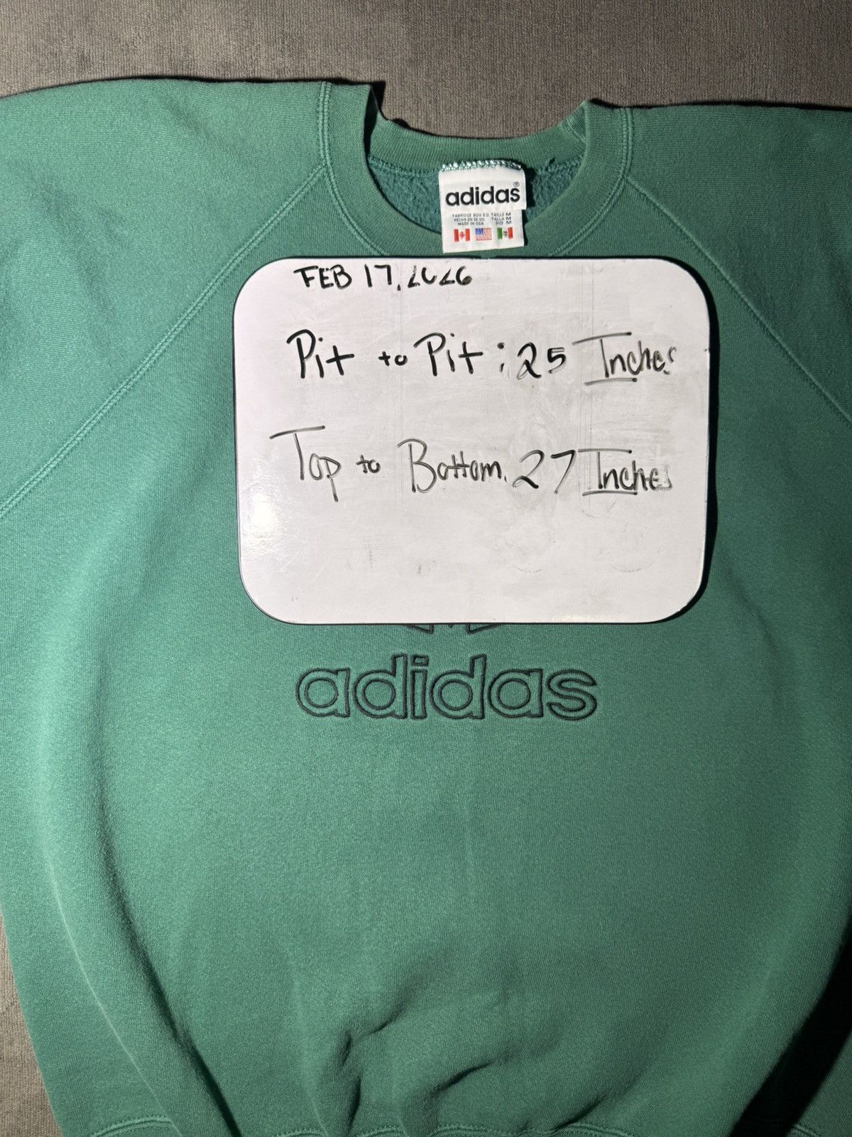 Adidas Vintage Adidas embroidered Trefoil logo crewneck Size US M / EU 48-50 / 2 - 4 Thumbnail