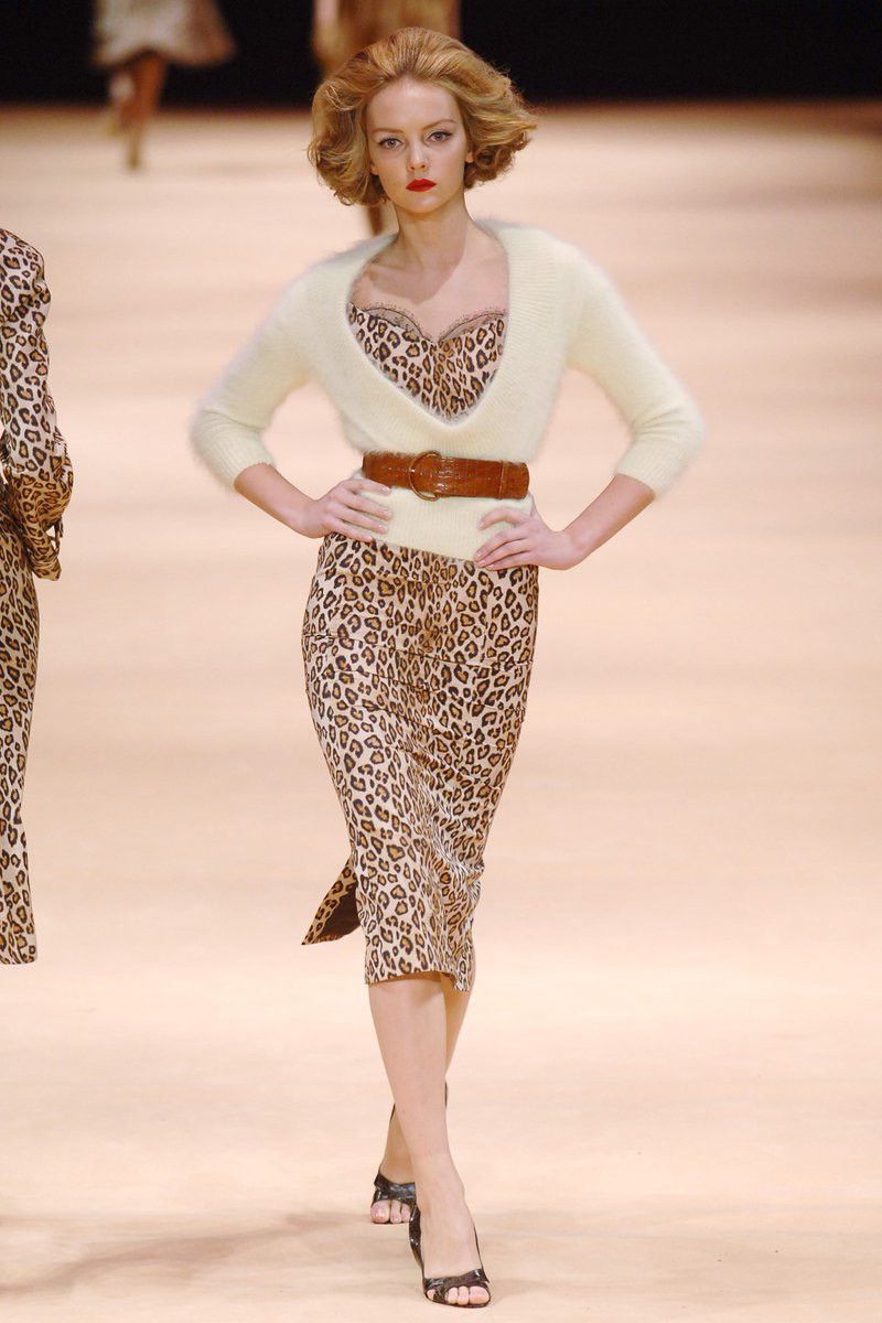Alexander McQueen Alexander McQueen A/W 2005- Silk Leopard Dress Size S / US 4 / IT 40 - 12 Thumbnail